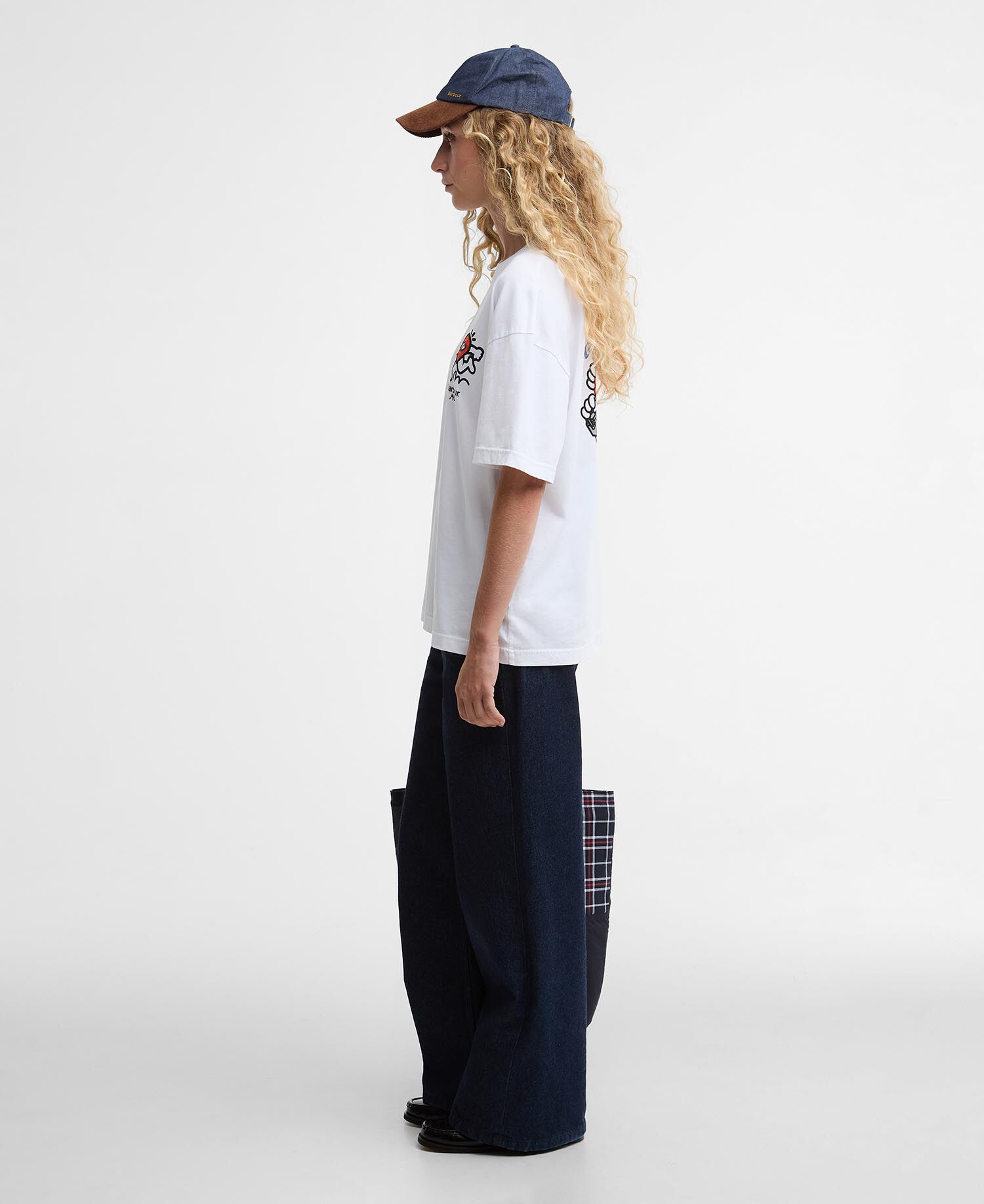 Barbour x Mul T-Shirt Tyne Oversized White