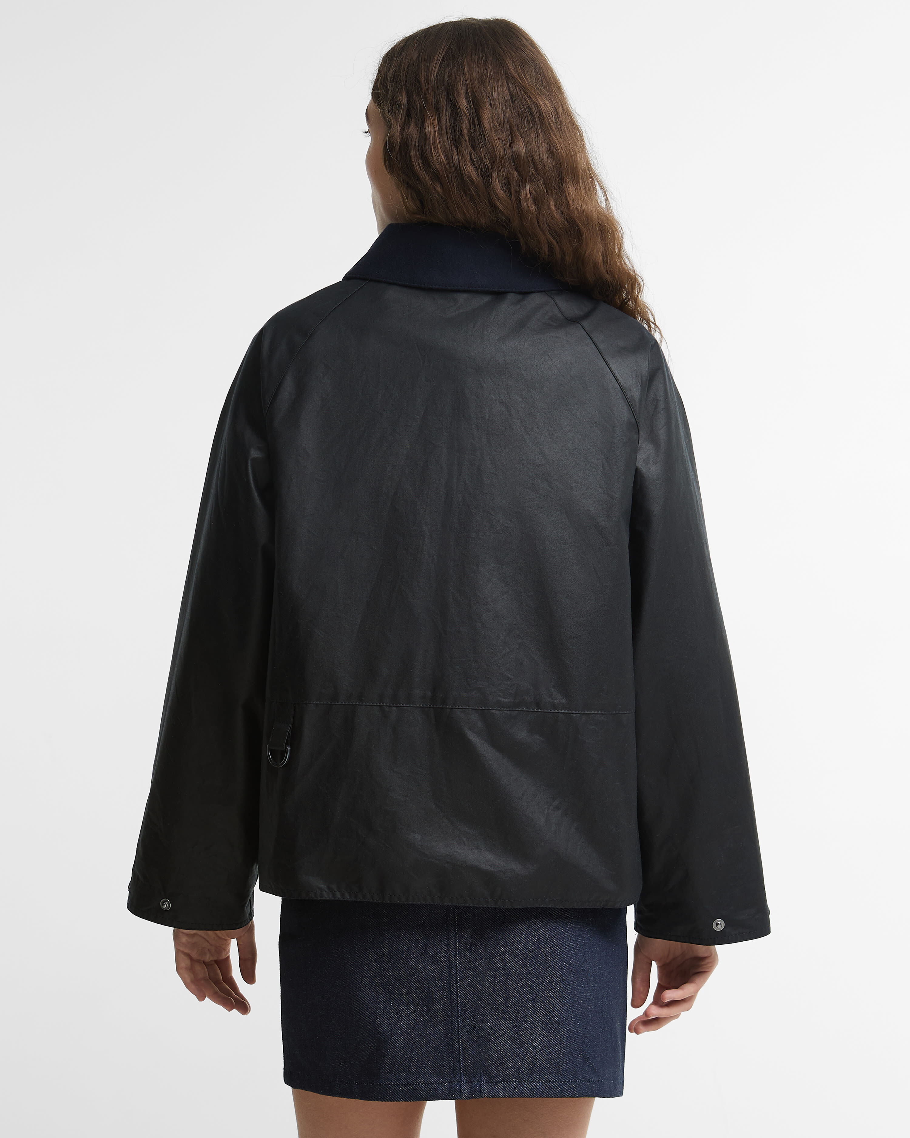 Barbour x A.P.C. Spey Waxed Jacket Dark Navy