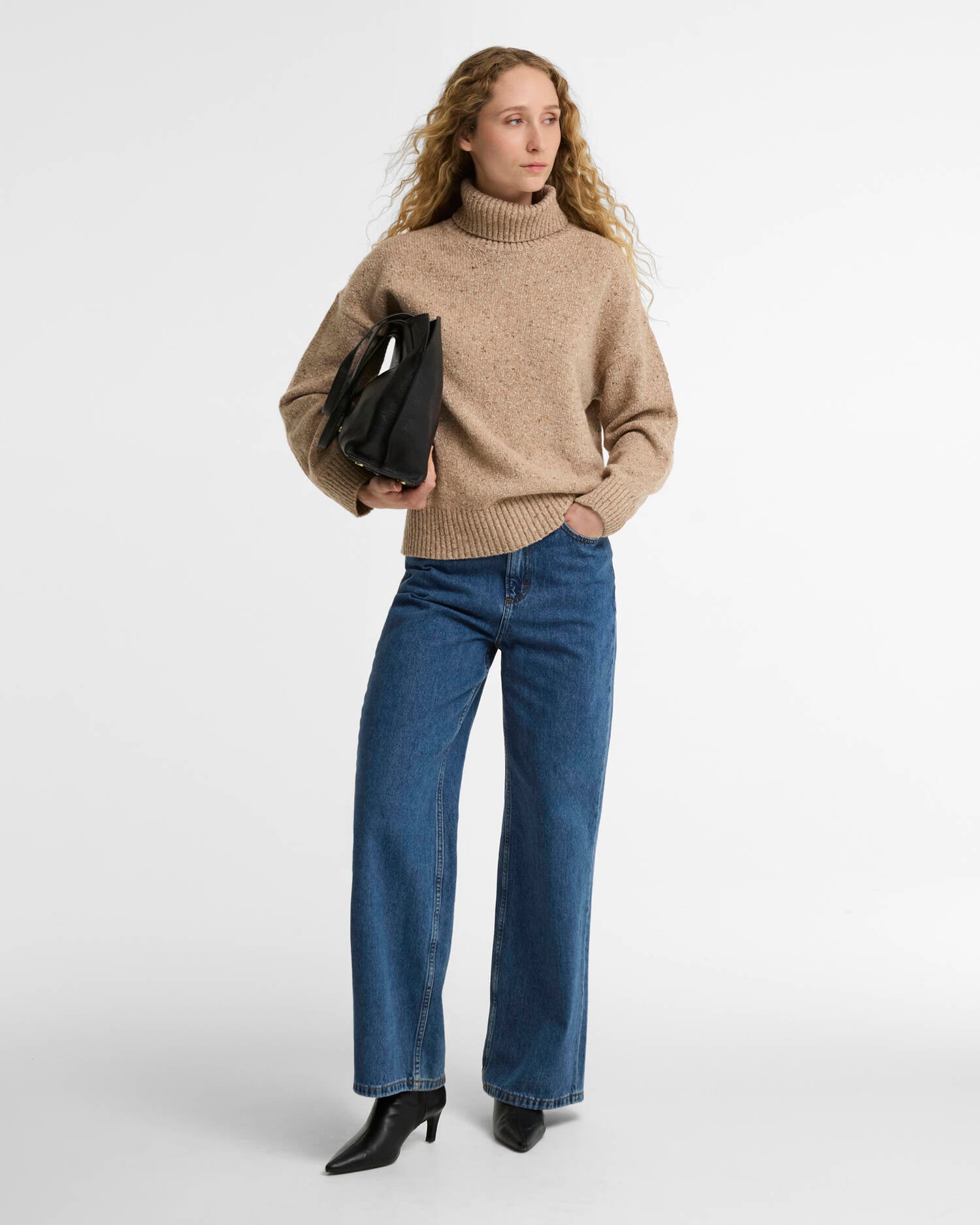 Stanford Fleck Rollneck Wool Jumper Warm Trench image number 1