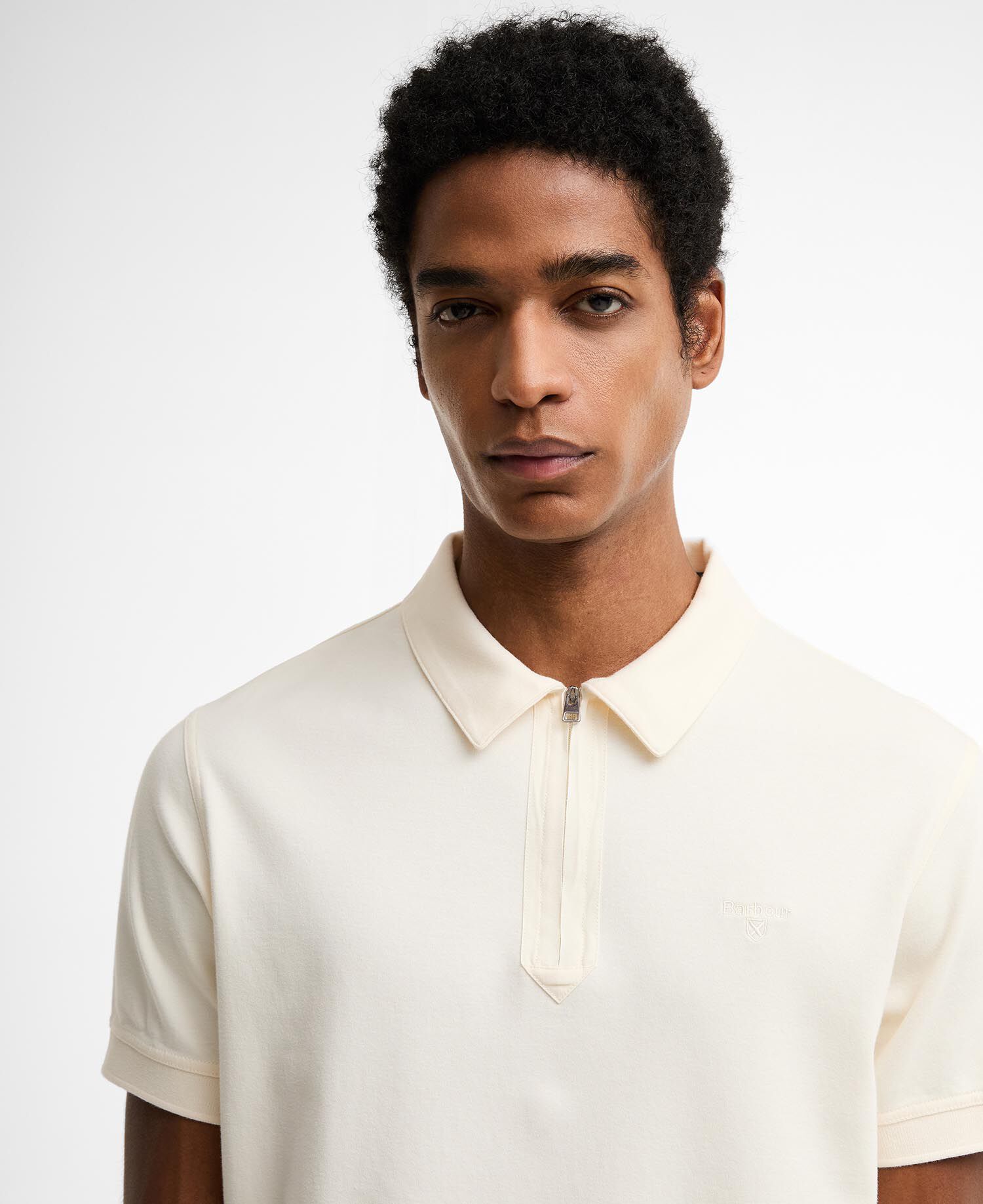 Crakehall Tailored Polo Shirt Whisper White