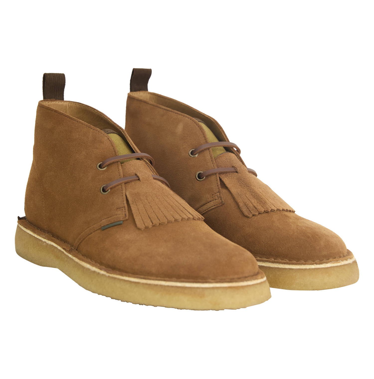 Barbour Chukka Boots Blakeley Sand Suede image number 1