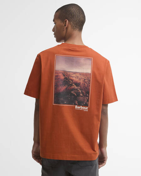 Barbour T-Shirt Birchcliffe Graphic Relaxed Roobios