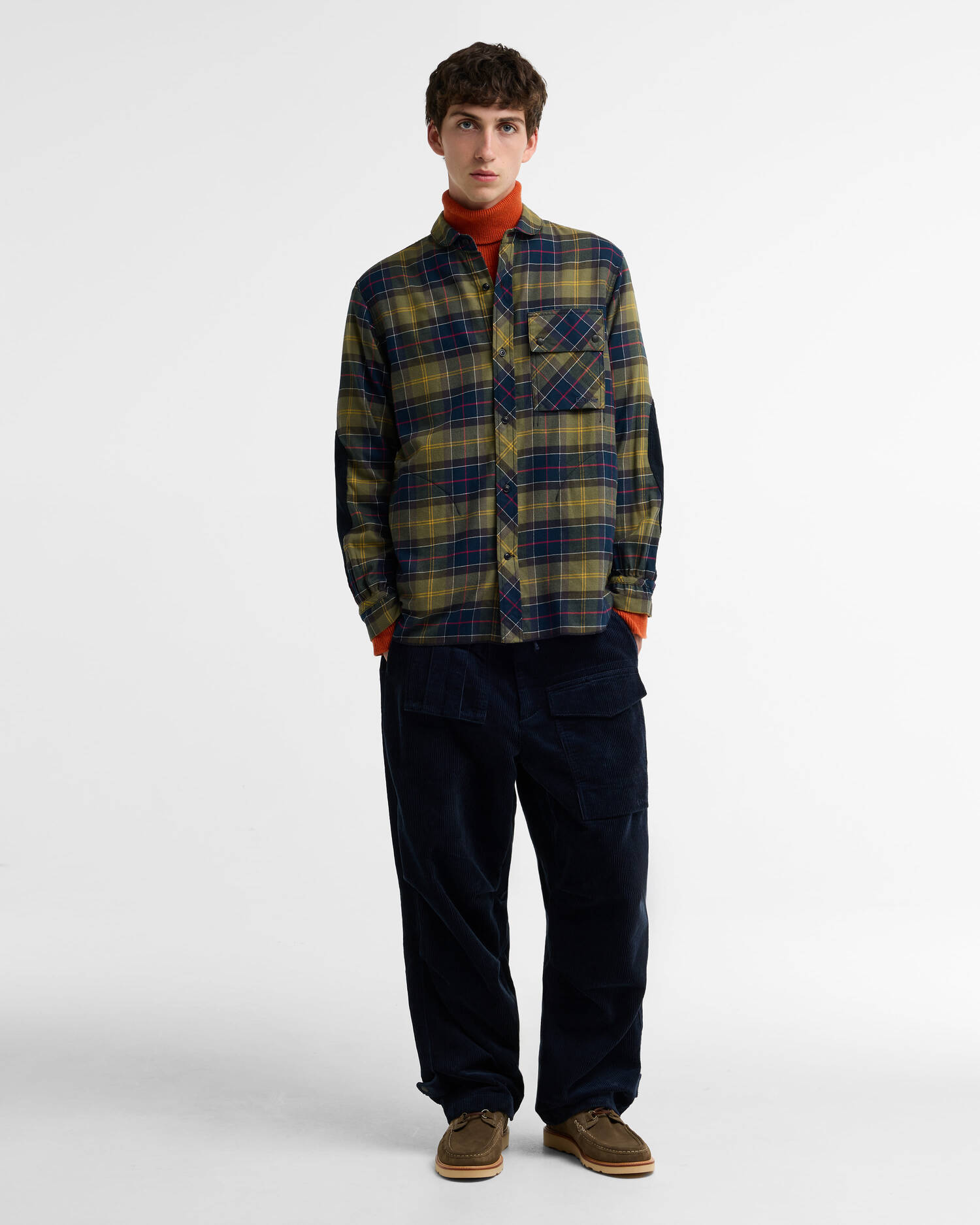 Camicia in tartan dalla vestibilit&agrave; comoda Barbour x Norbit Classic Tartan image number 1