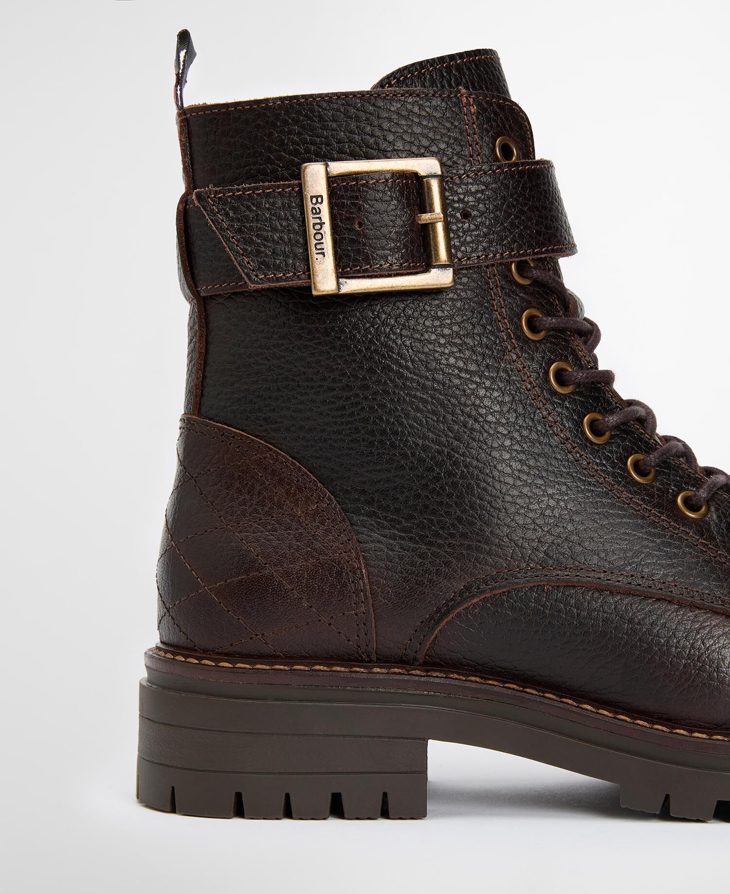 Heidi Commando Boots Classic Brown