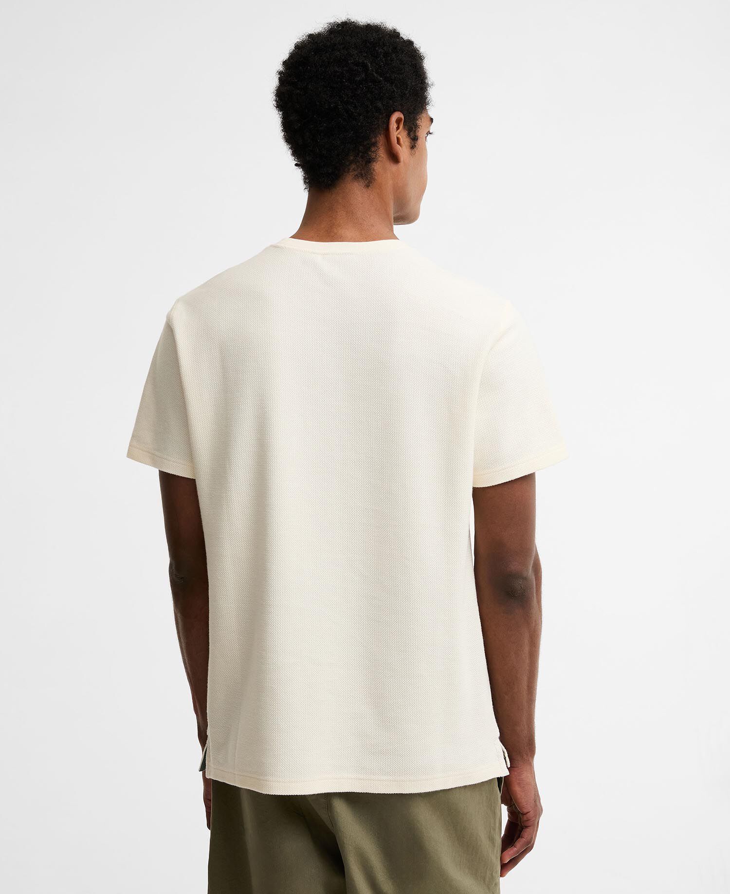 T-Shirt Lingdale Textured Tailored Whisper White