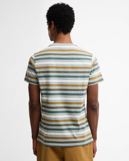 T-shirt Rokeby con motivo a righe Dusty Slate