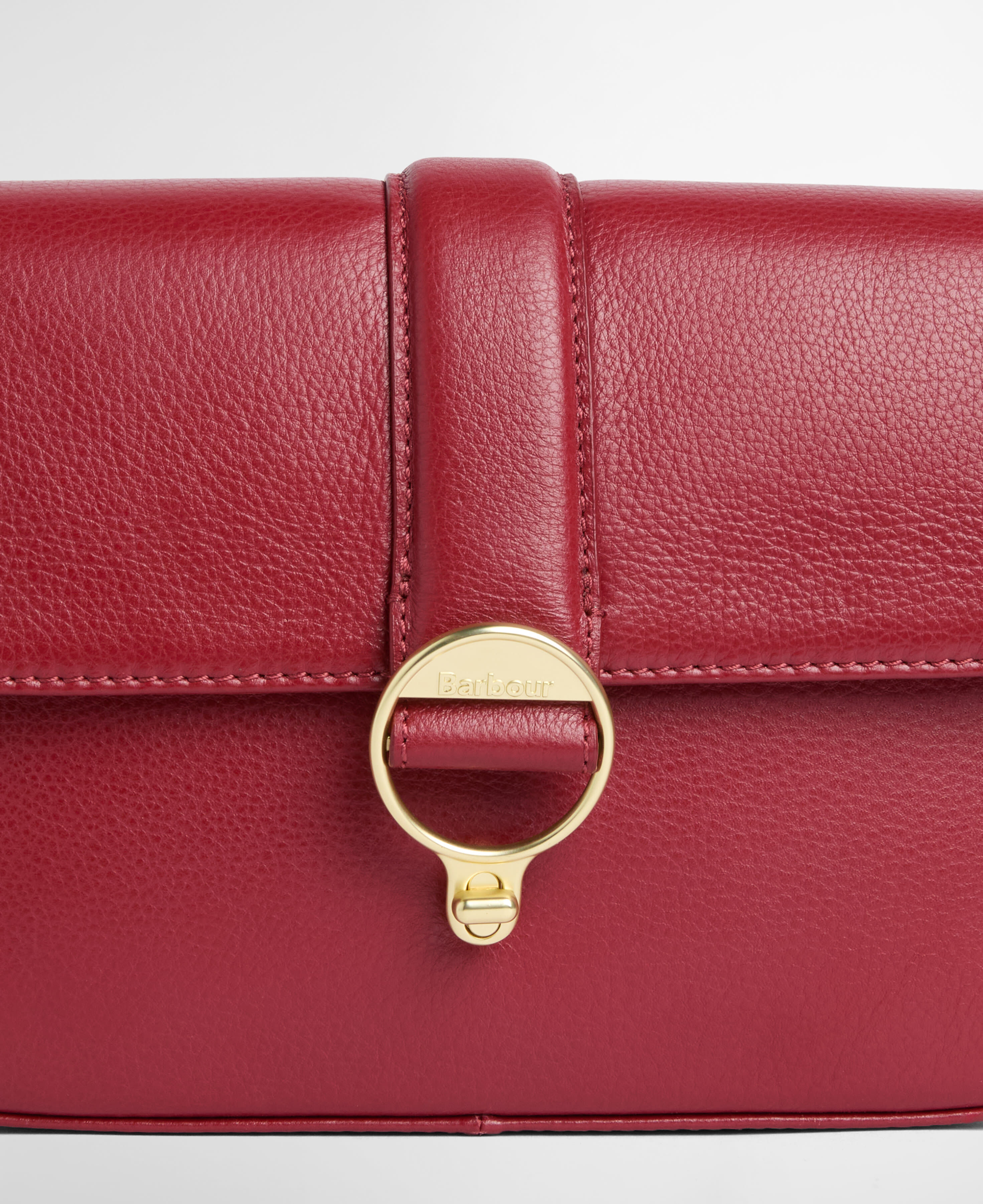 Rosa Leather Crossbody Bag Red