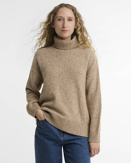Stanford Fleck Rollneck Wool Jumper Warm Trench