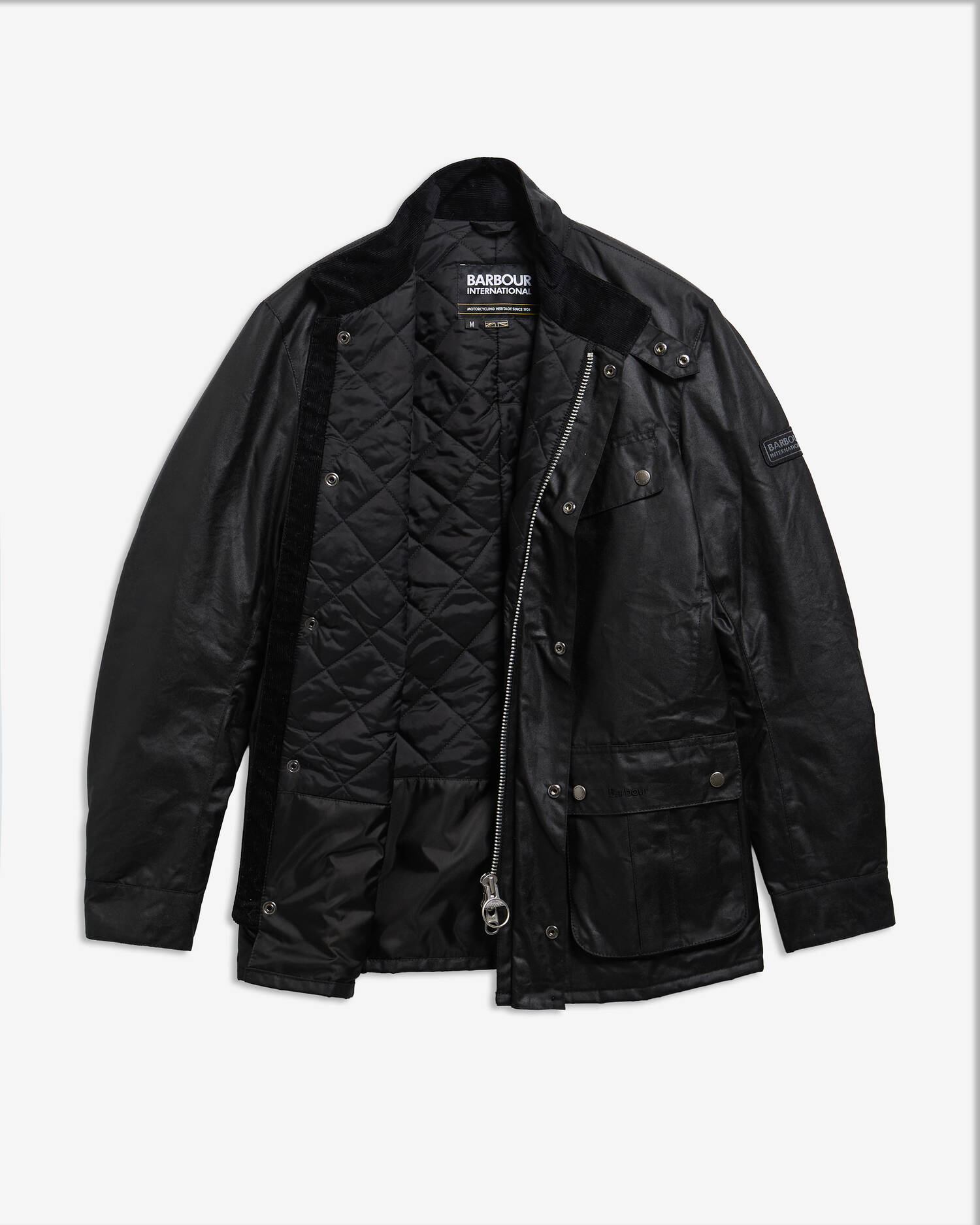 Duke Waxed Jacket Classic Black image number 6