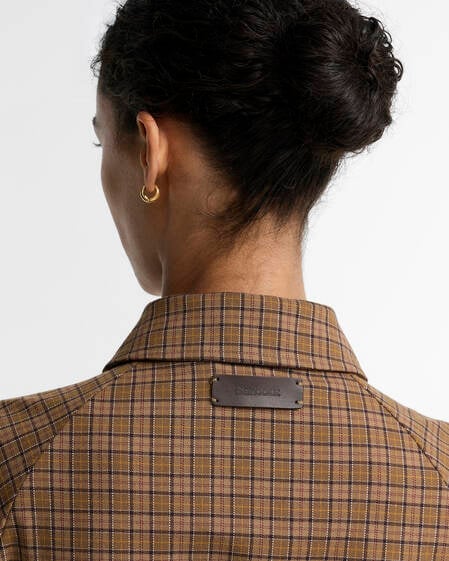 Carville Midi Dress Muted Tartan