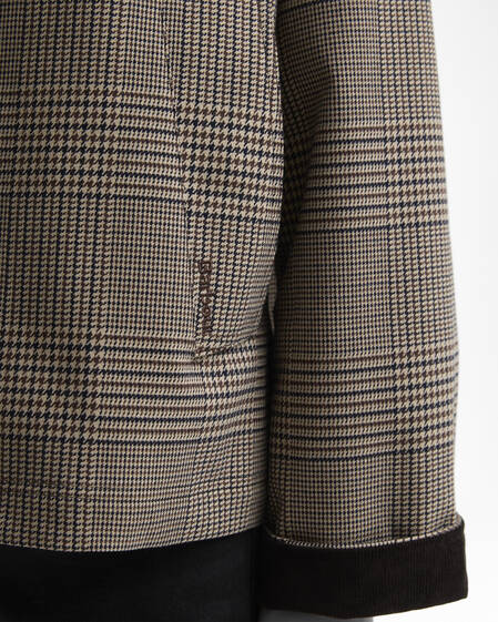 Connie Showerproof Jacket Prince Of Wales Check
