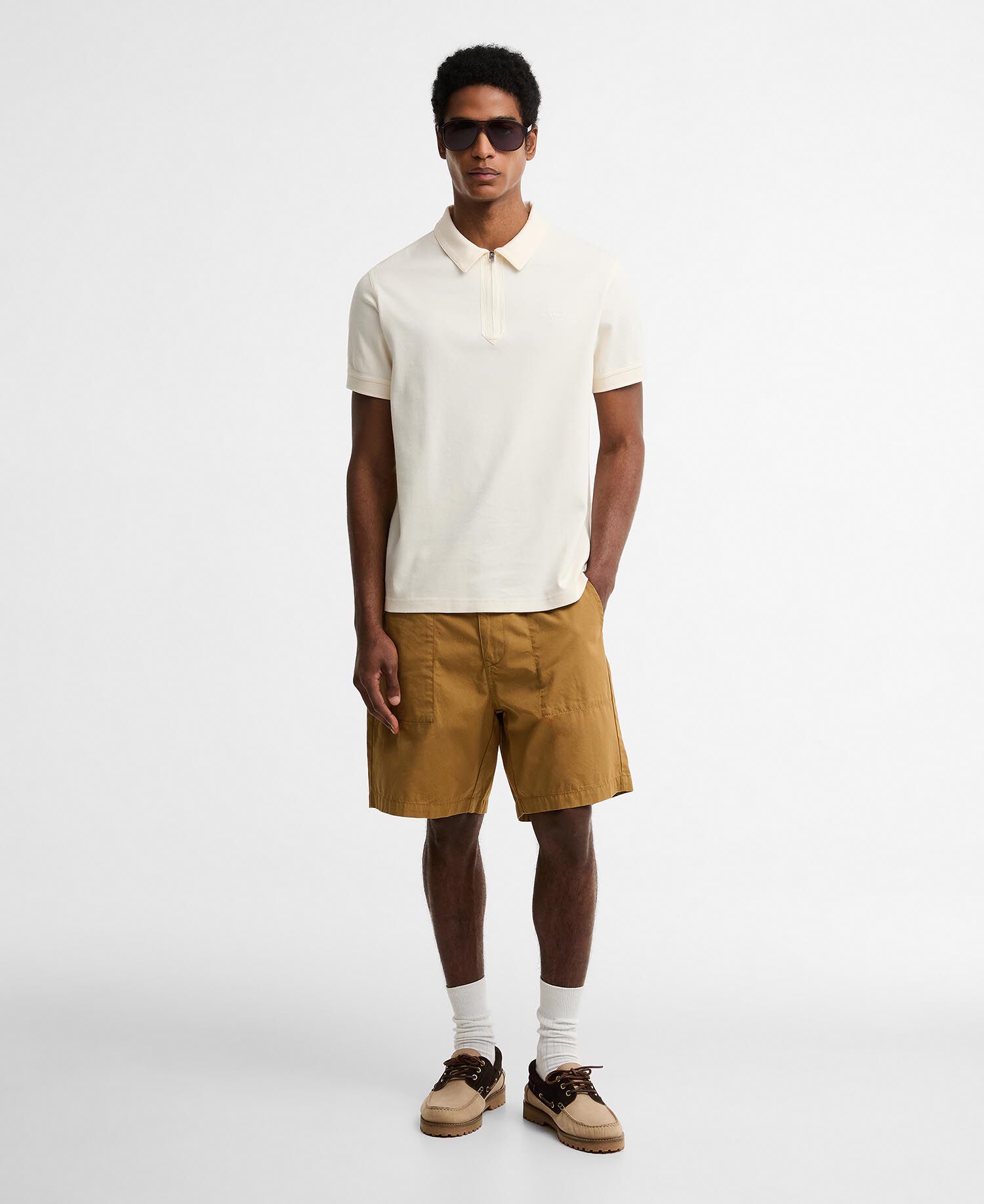 Crakehall Tailored Polo Shirt Whisper White