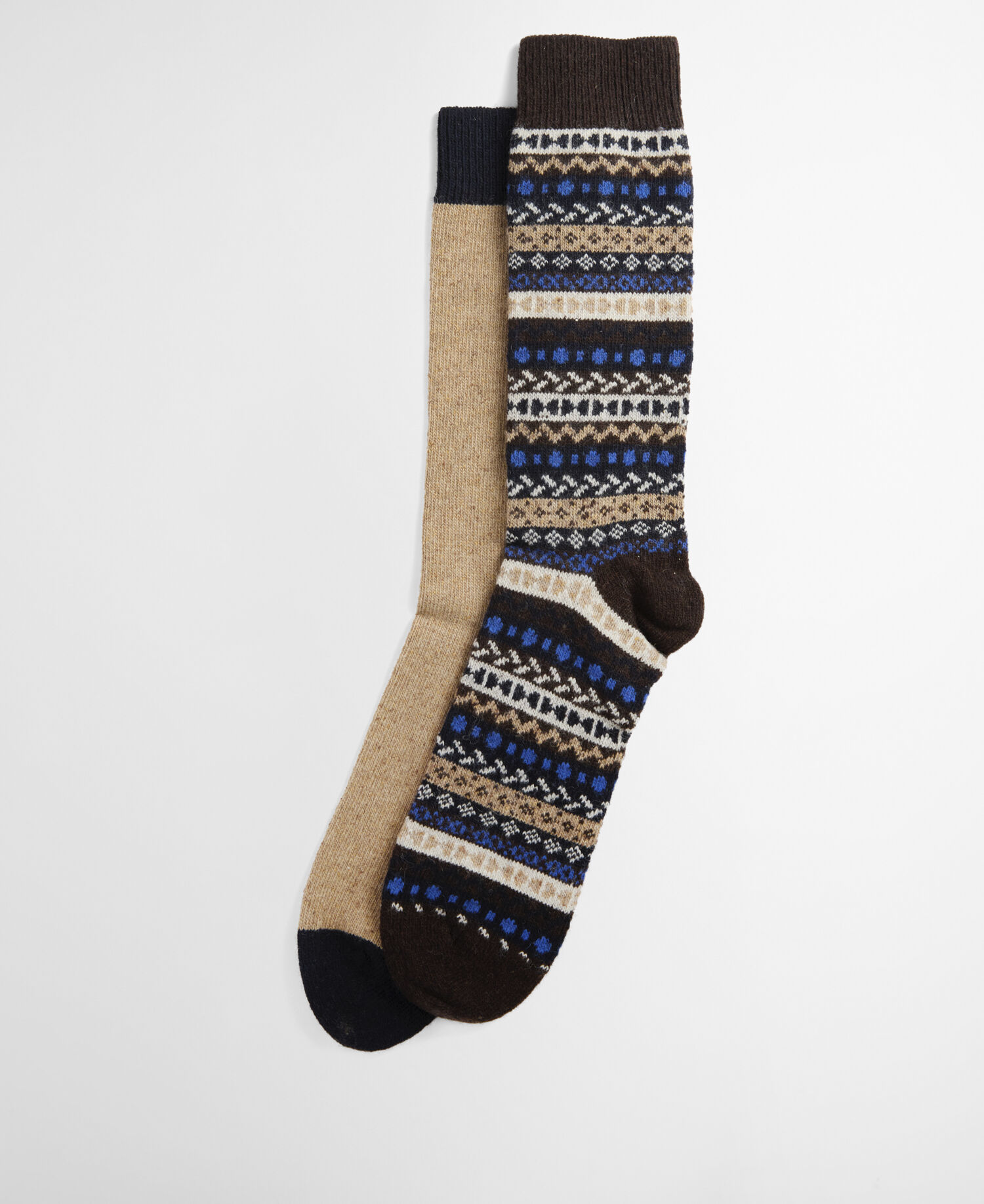 Fair Isle Socks (Set of 2) Birchwood