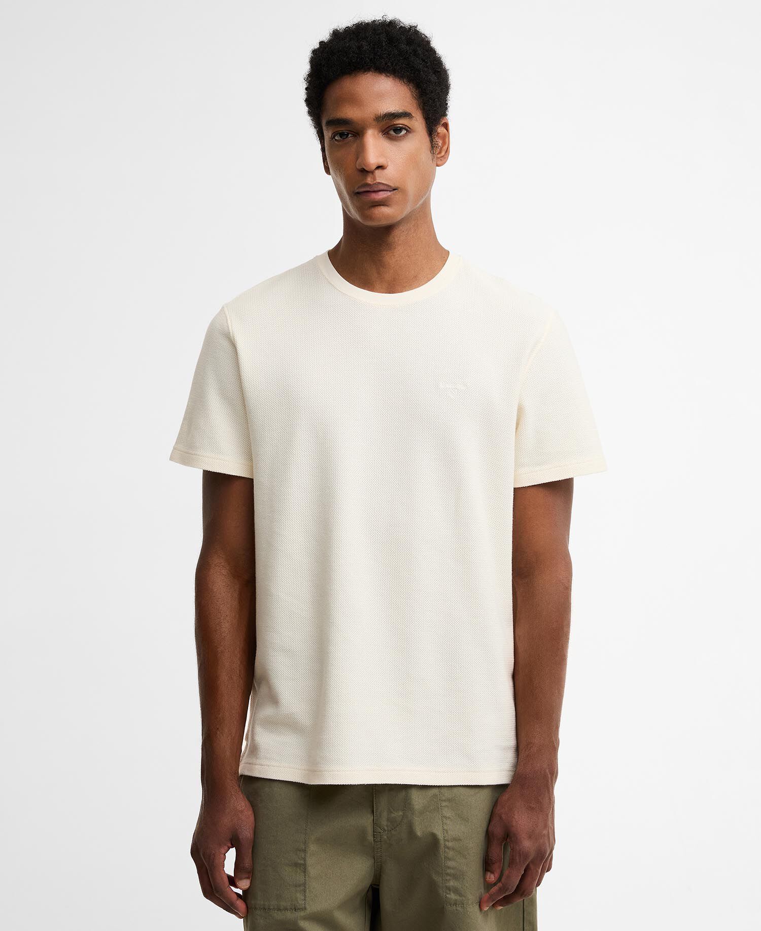 T-Shirt Lingdale Textured Tailored Whisper White
