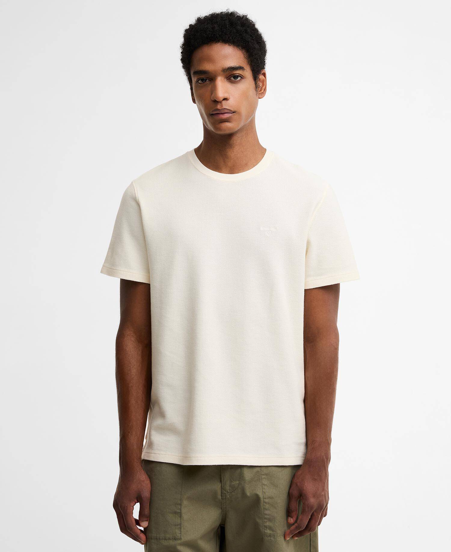 T-Shirt Lingdale Textured Tailored Whisper White image number 0