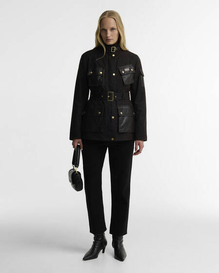B.Intl Wachsjacke International Heritage Rustic/Truffle Northumberland Check