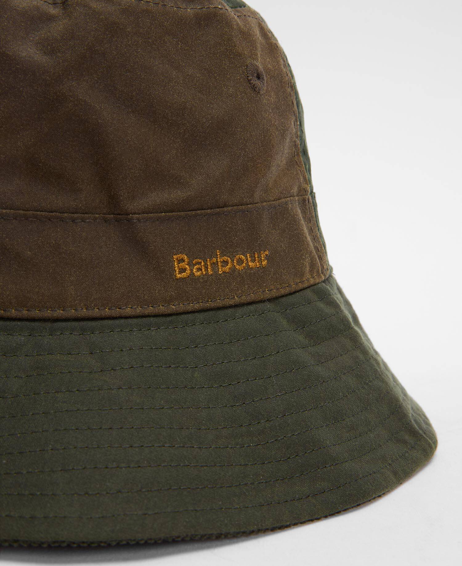 Brackley Waxed Bucket Hat Fern/Beech image number 3