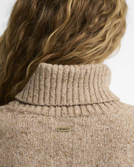 Stanford Fleck Rollneck Wool Jumper Warm Trench