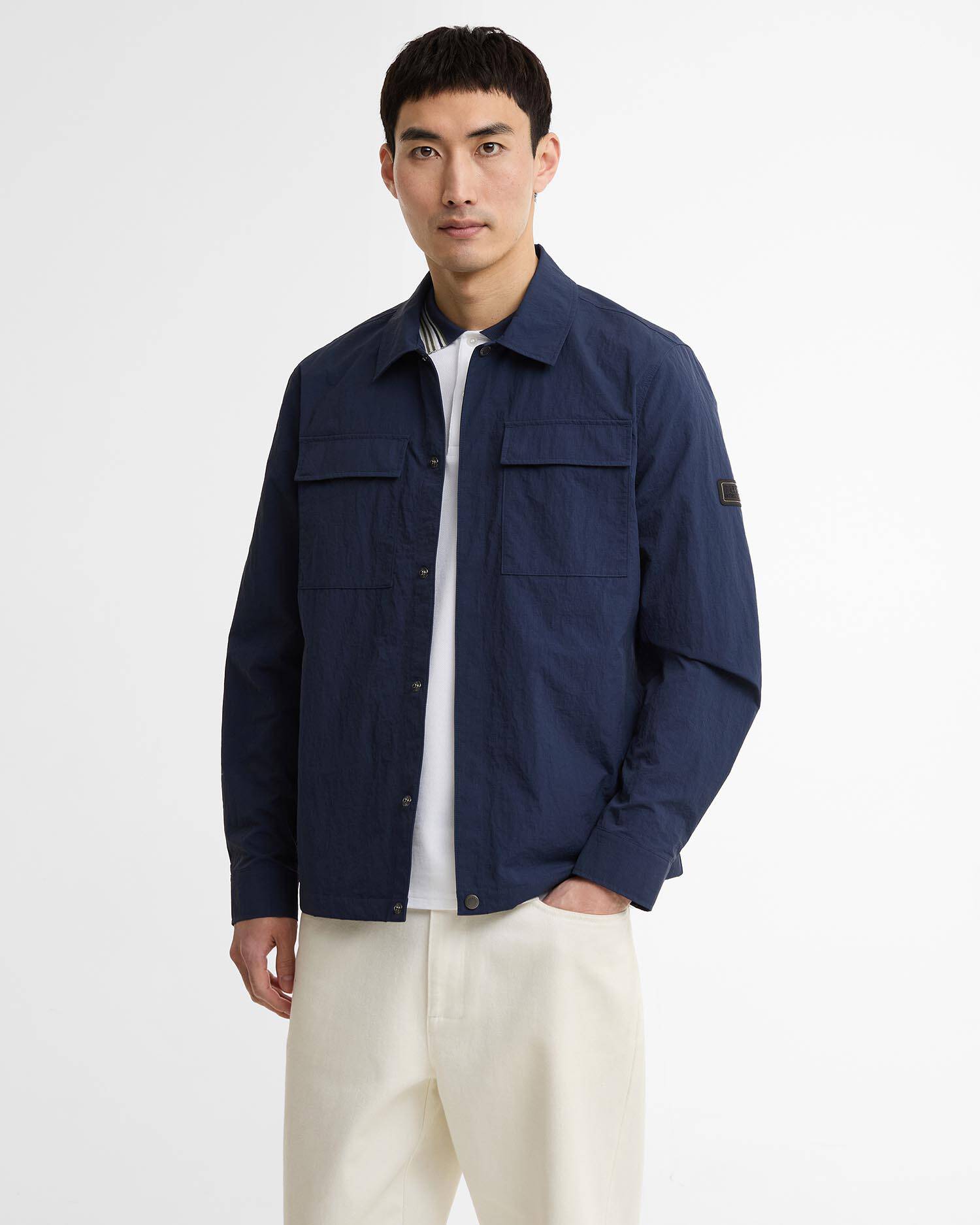 Ardie Ripstop Overshirt Oxford Navy image number 0