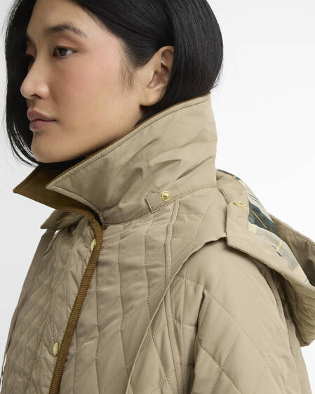 Ravensden Quilted Jacket Lt Trench/Ancient
