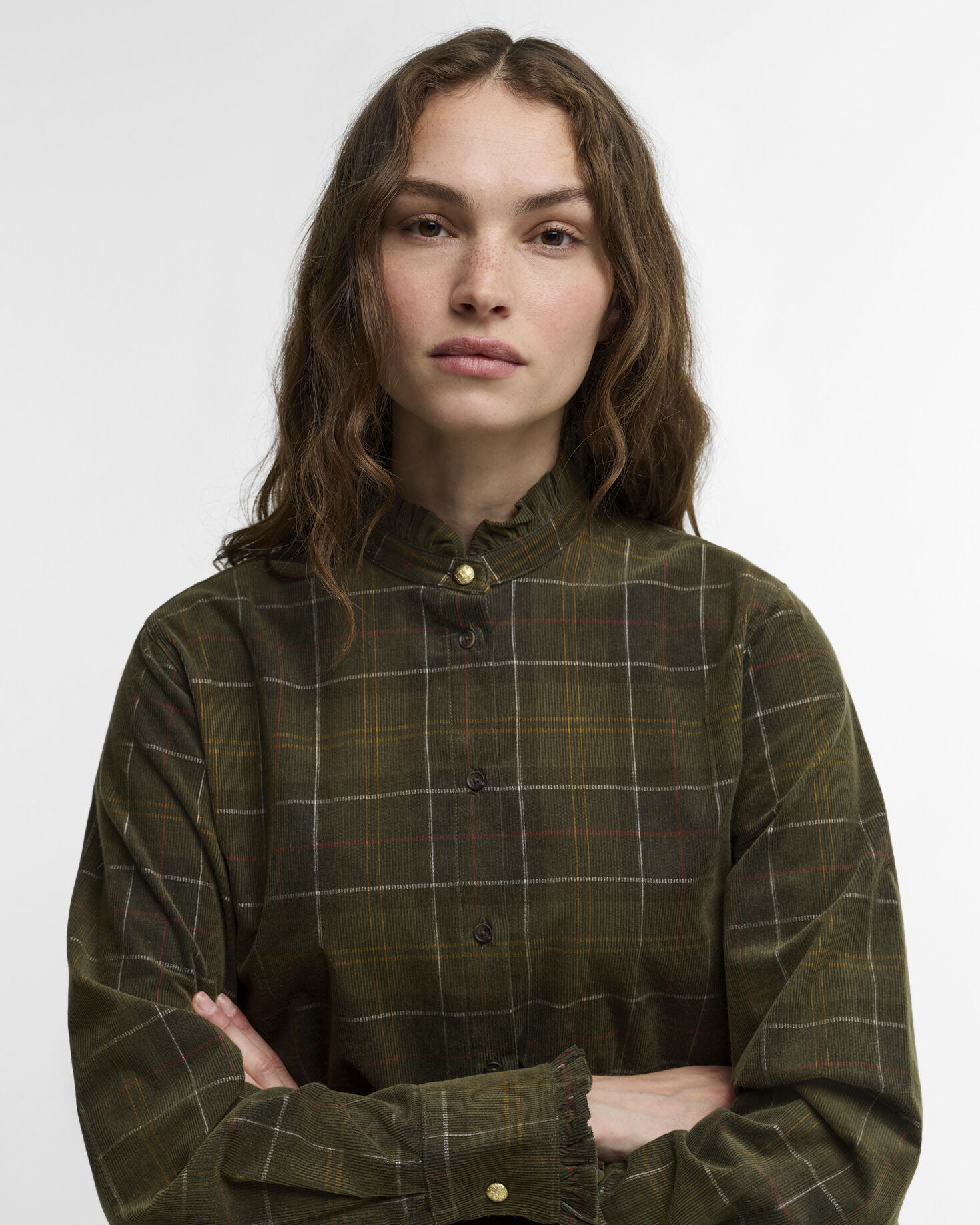 Shae Tartan Relaxed Shirt Sage/Classic Tartan