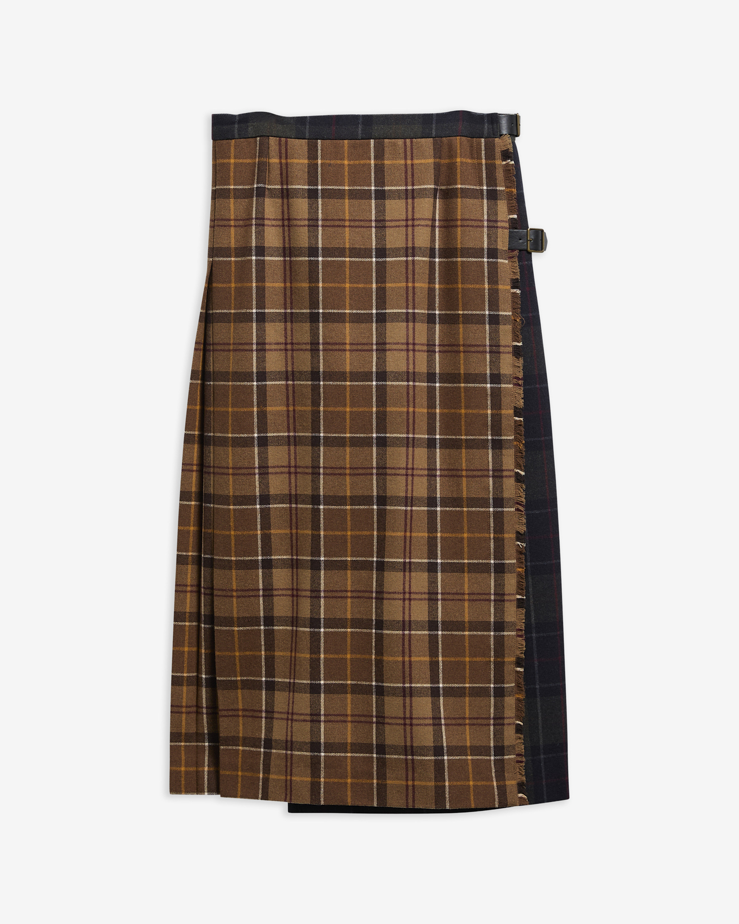 Hazelwood Tartan Midi Skirt Multi