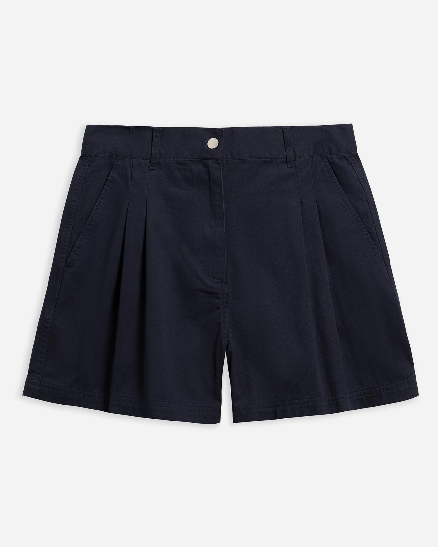 Shorts Fern Pleated Navy
