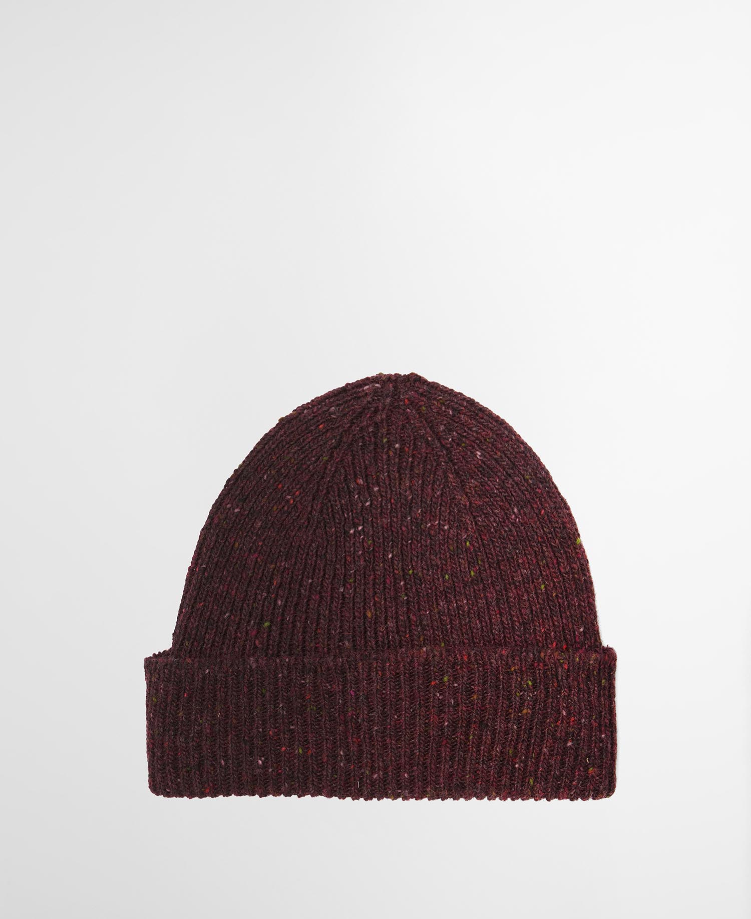 Beanie Donegal Tweed Made in Scotland Merlot
