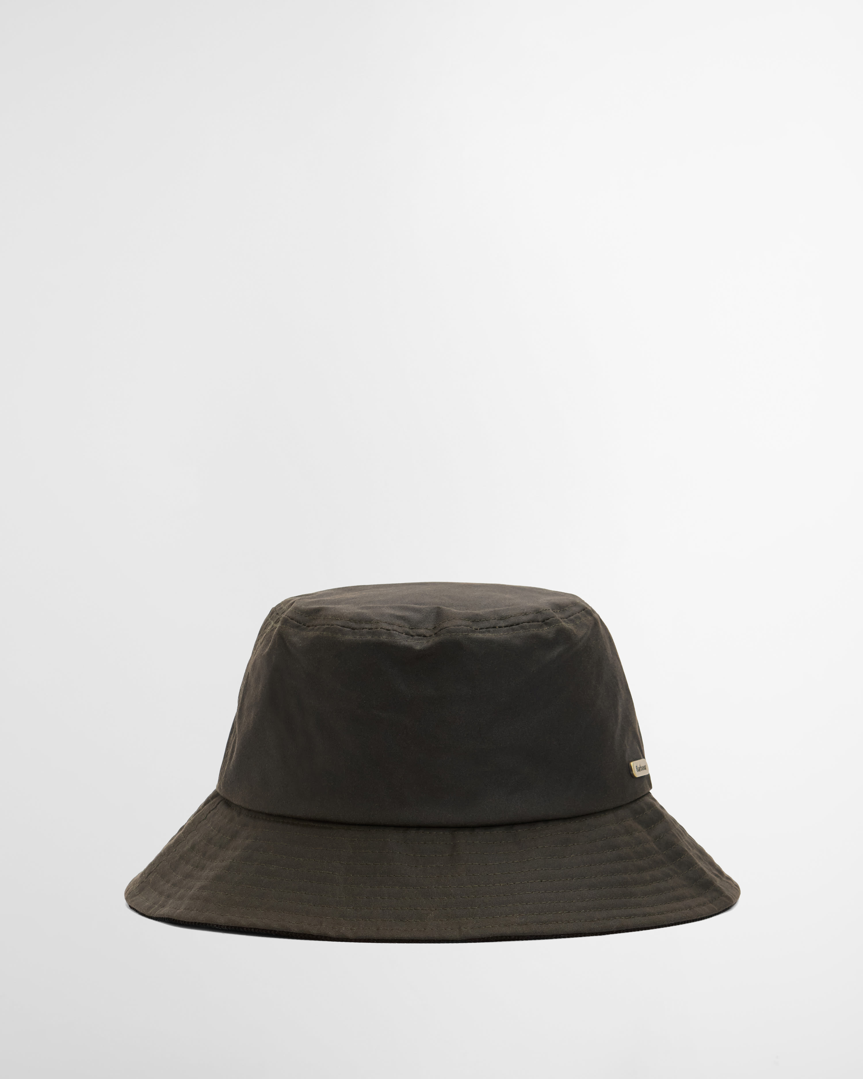 Delilah Waxed Bucket Hat Olive