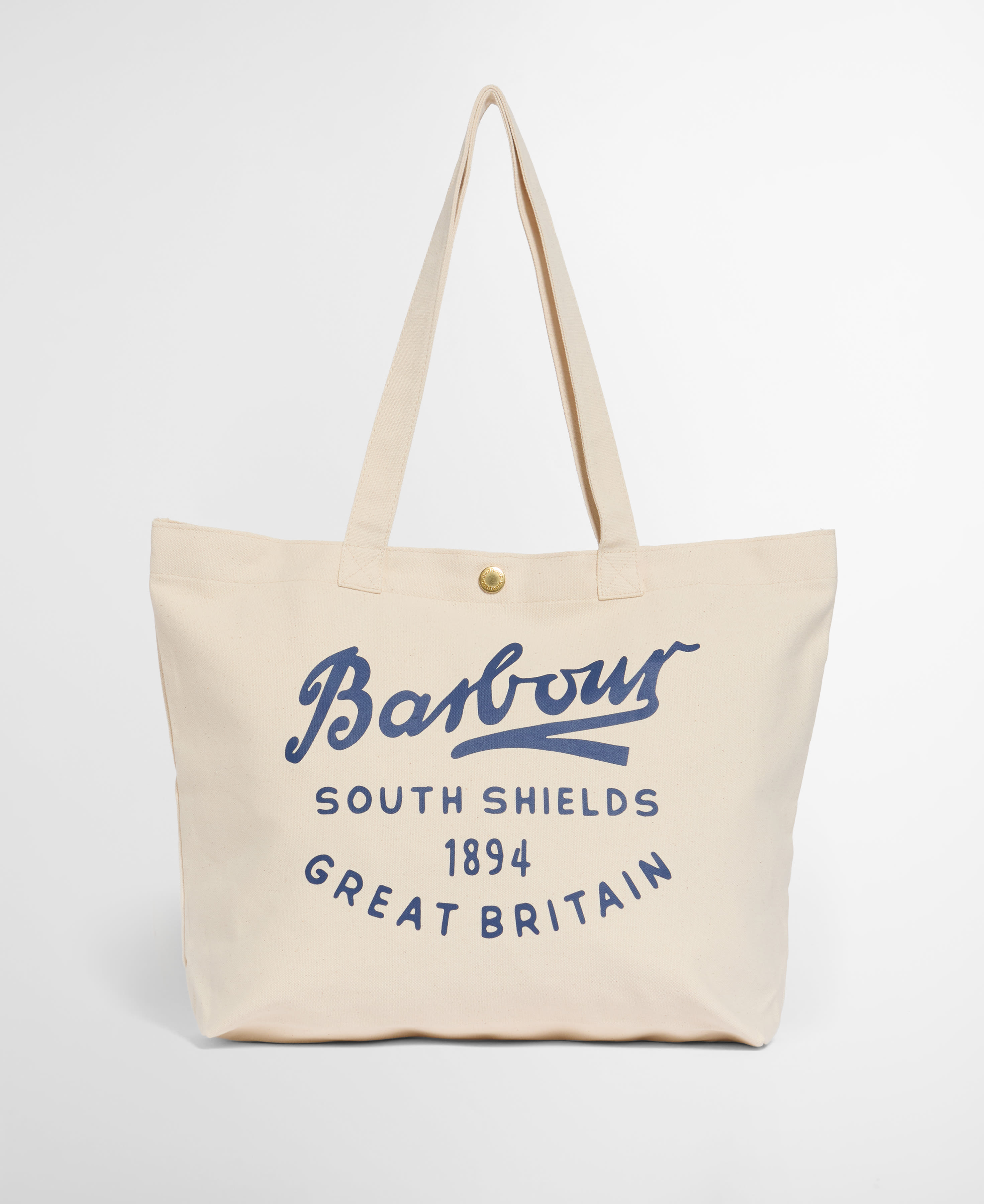 Tote Bag Script Deep Blue