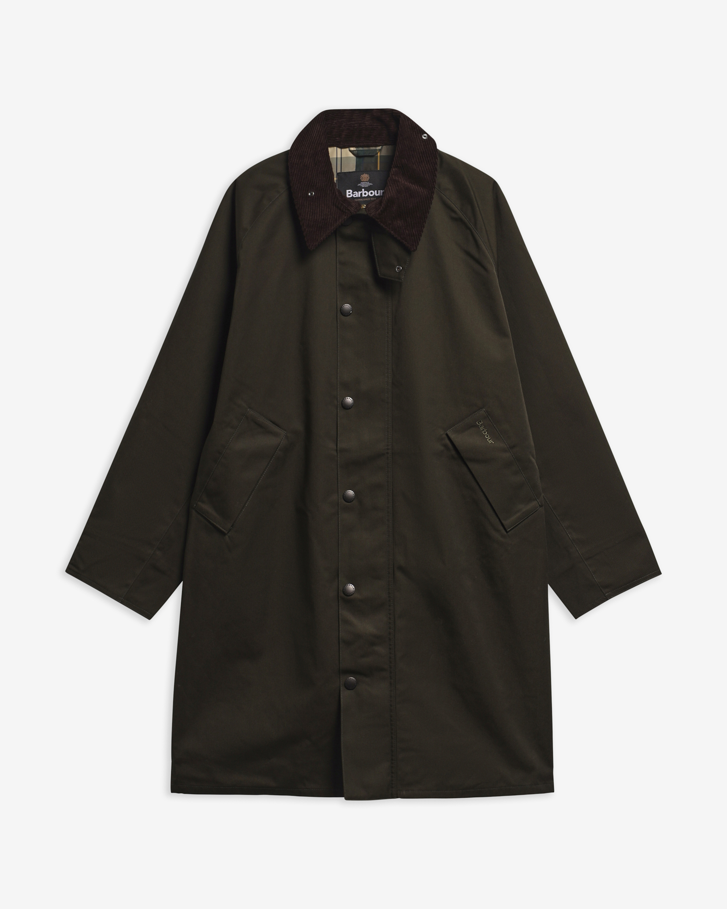 Long Transport Showerproof Jacket Sage