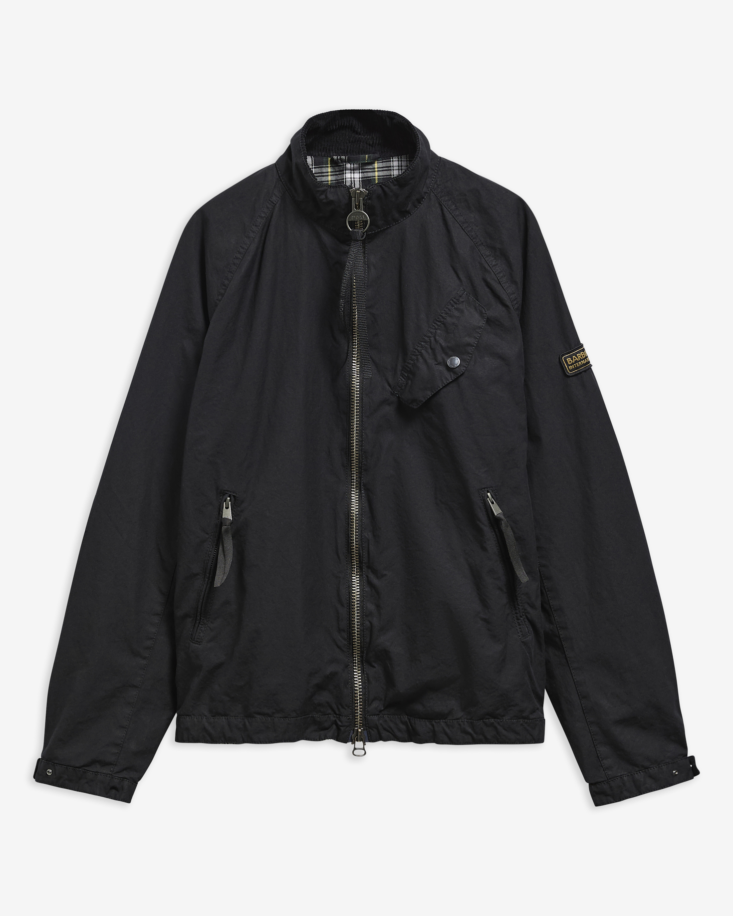 Giacca cerata Club Blouson Washed. Black