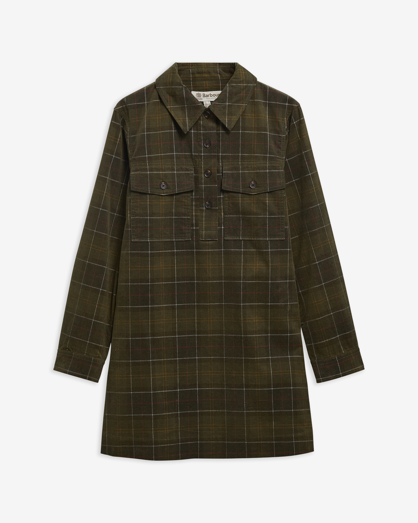 Shae Tartan Mini Dress Sage/Classic Tartan