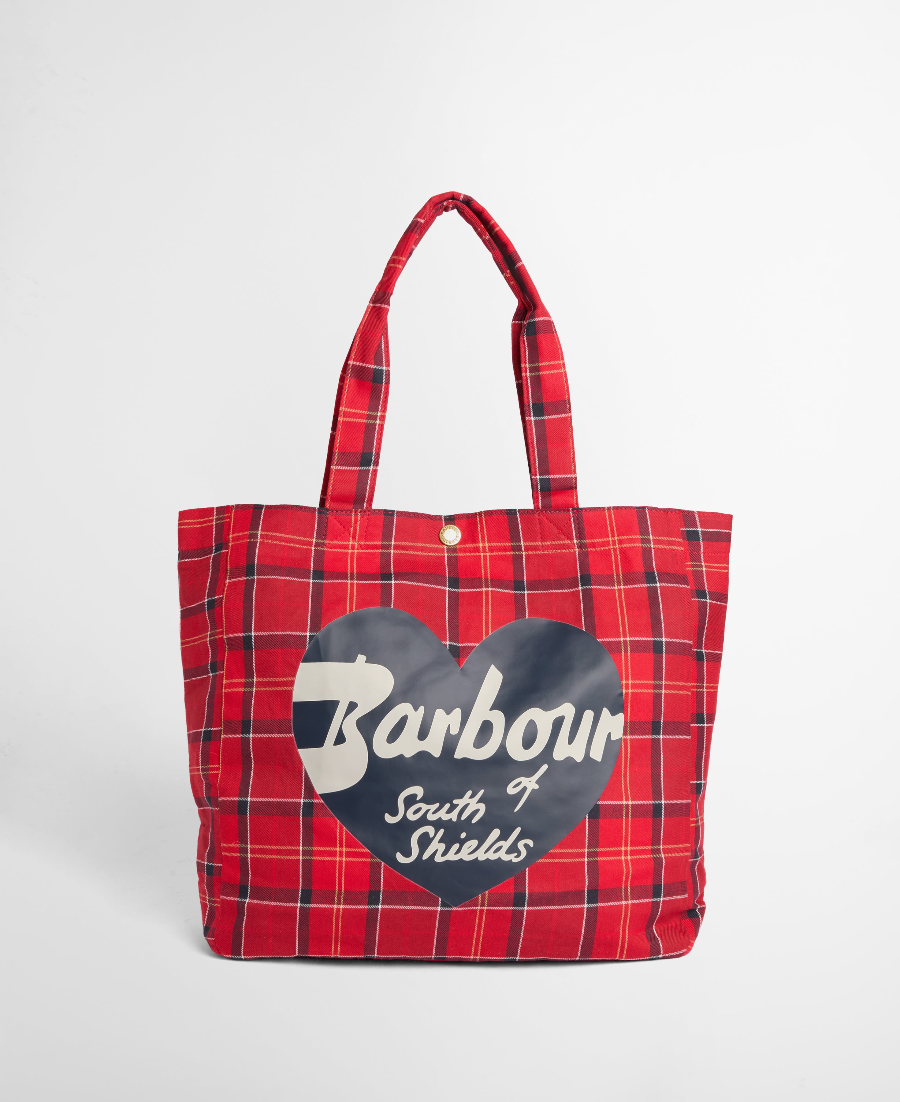 Heart Tote Bag Cardinal/Black