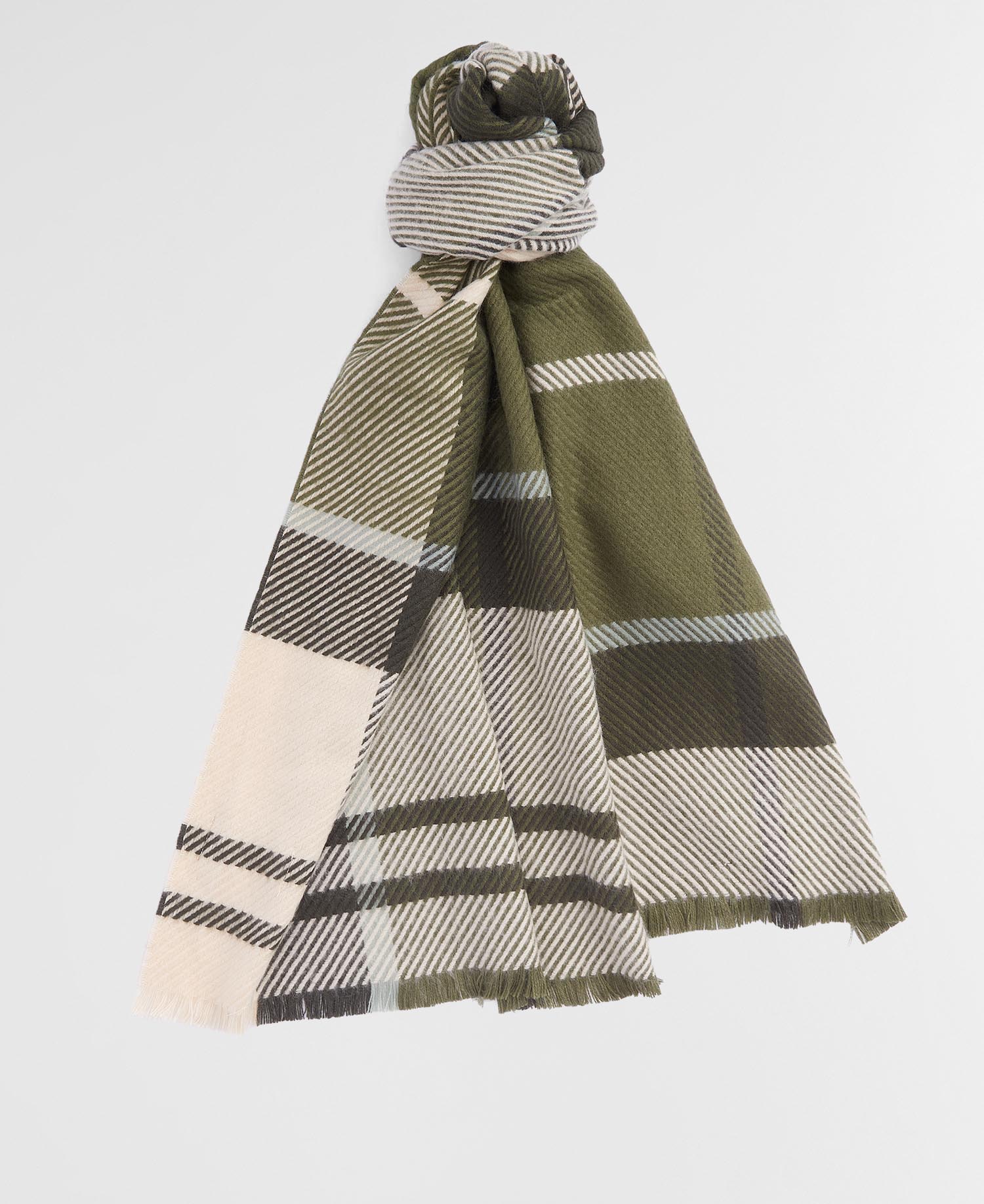 Blair Tartan Scarf Ancient Loden