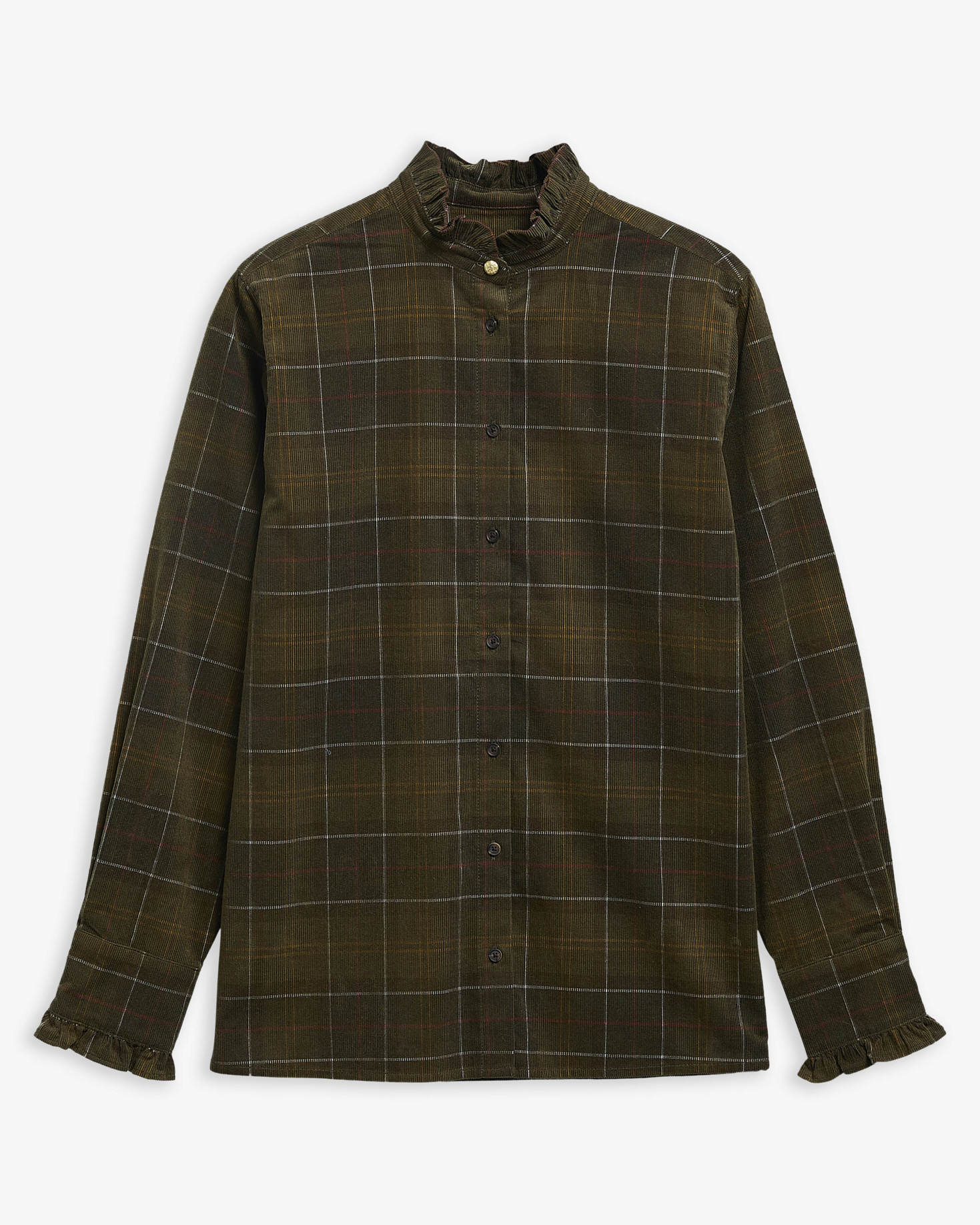 Shae Tartan Relaxed Shirt Sage/Classic Tartan