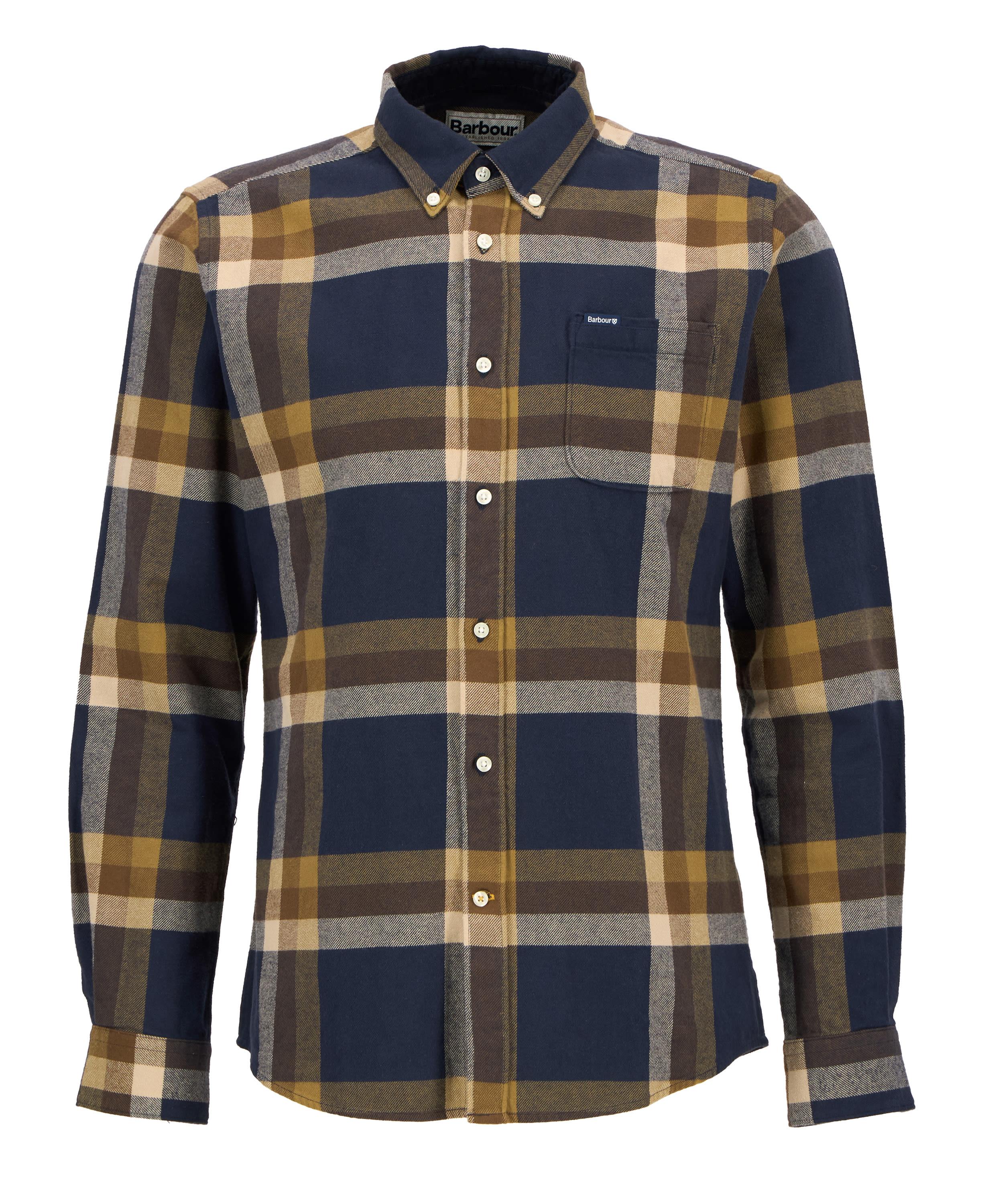 Folley Tailored Long-Sleeved Shirt Classic Navy
