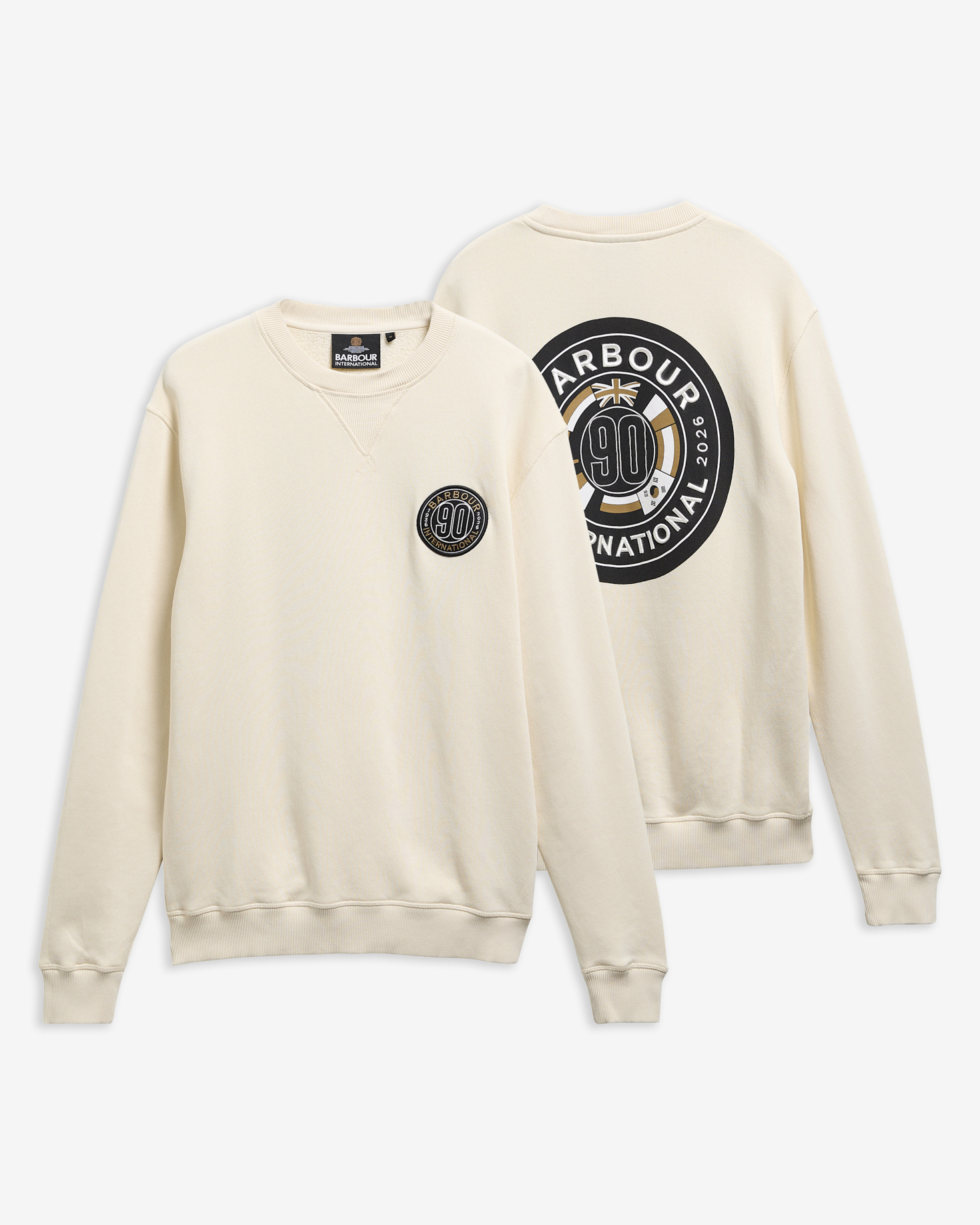 90th Anniversary Graphic Sweatshirt Chalk