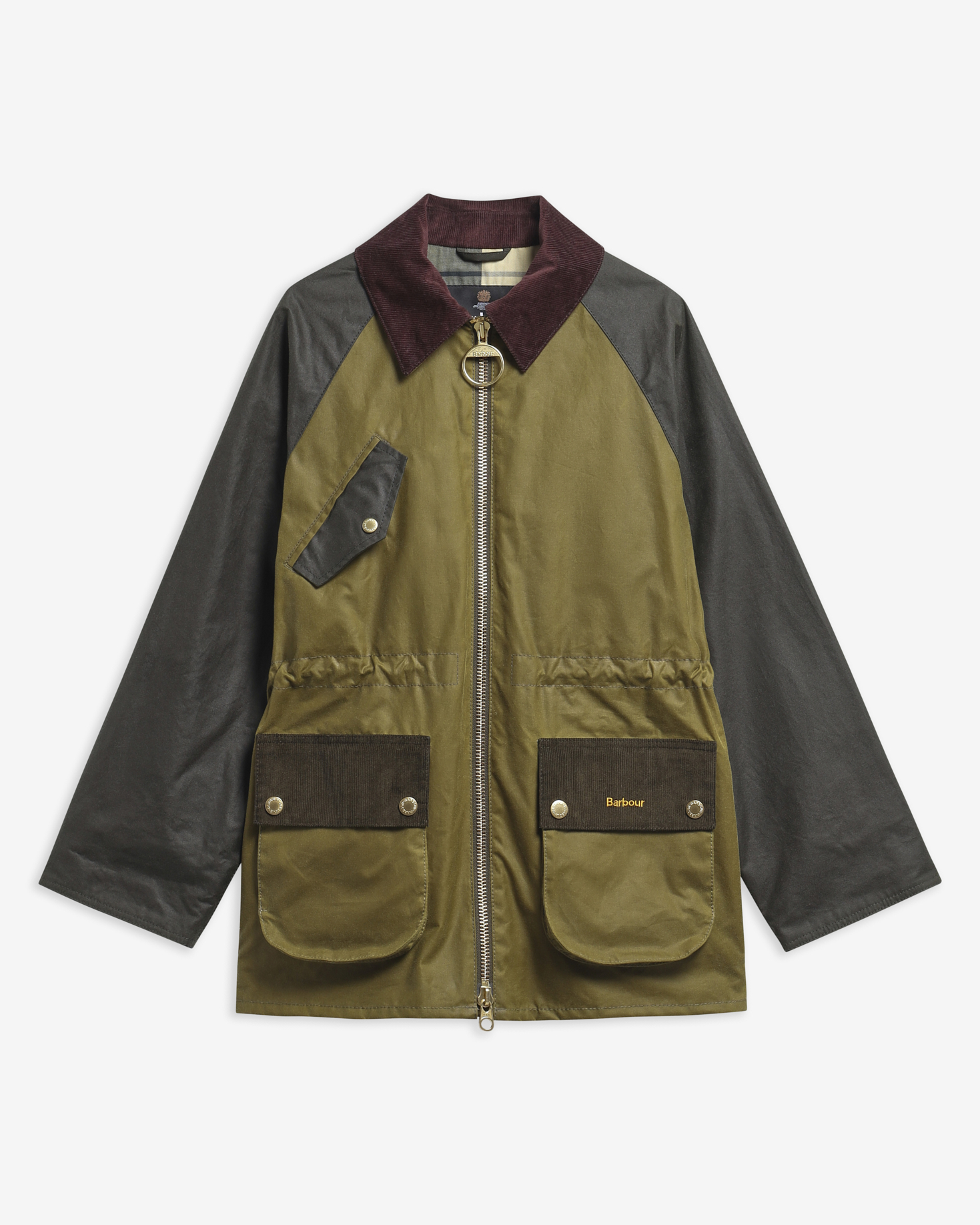 Barbour Wachsjacke Treeton Golden Olive/Fern/Ancient