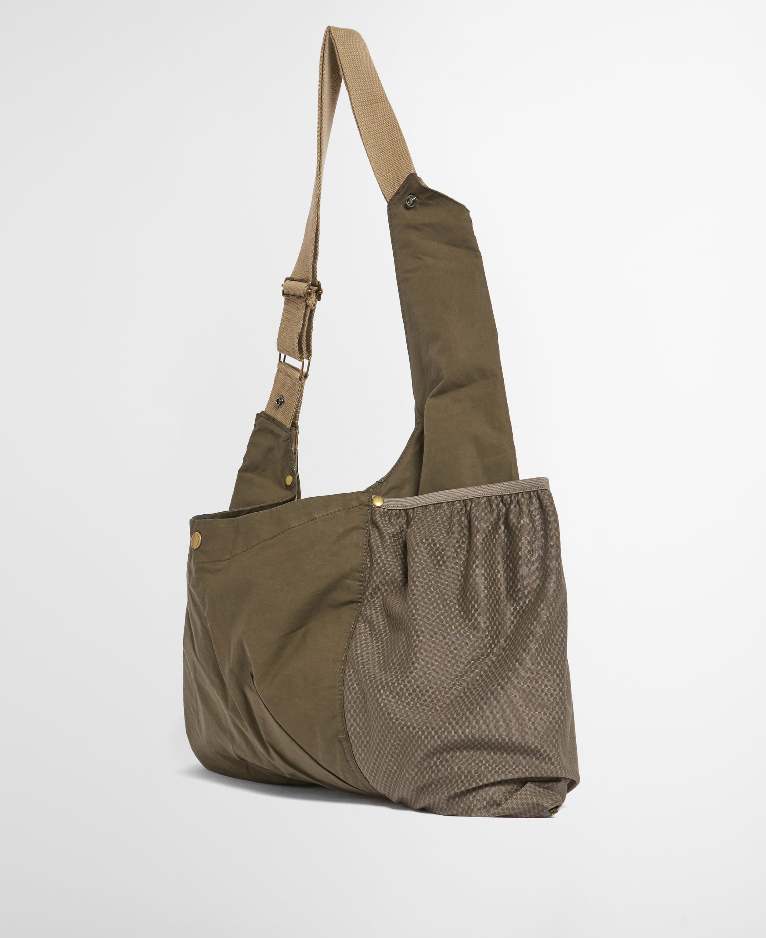 Gilet in tessuto cerato a secco Barbour x Norbit Khaki Brown