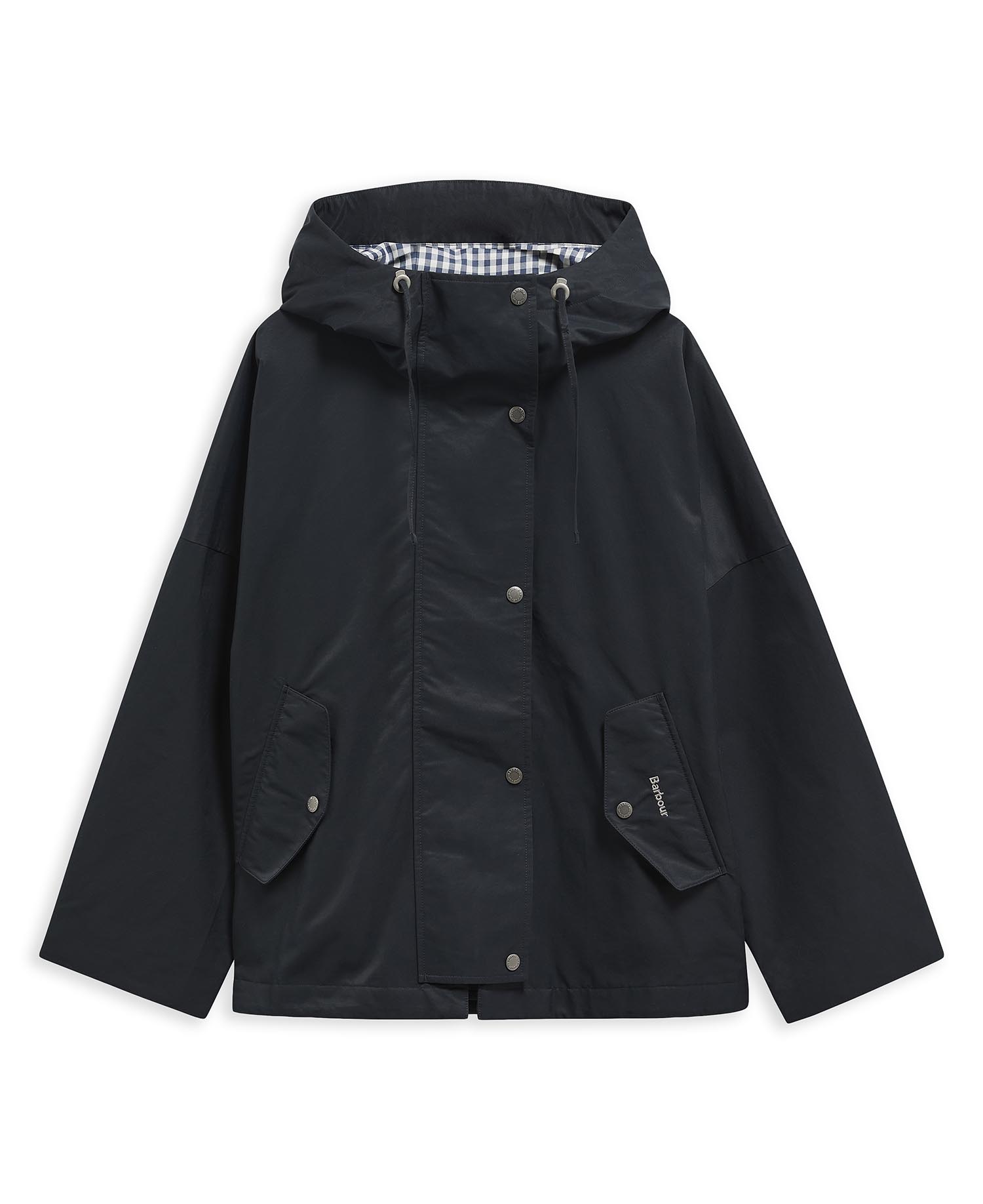 Kingswood Showerproof Jacket Dark Navy/Navy Gingham