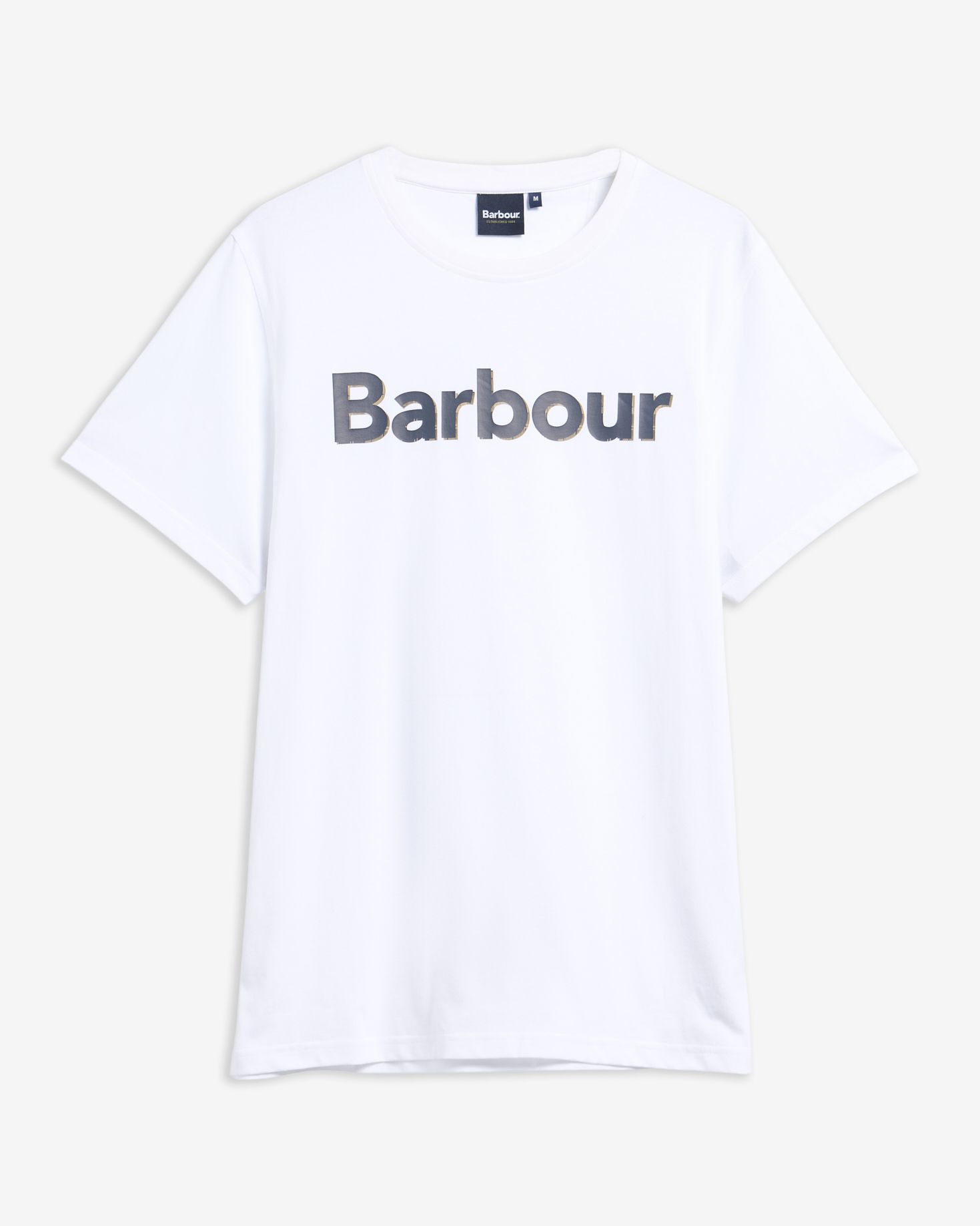 Halstow Logo Tailored T-Shirt White
