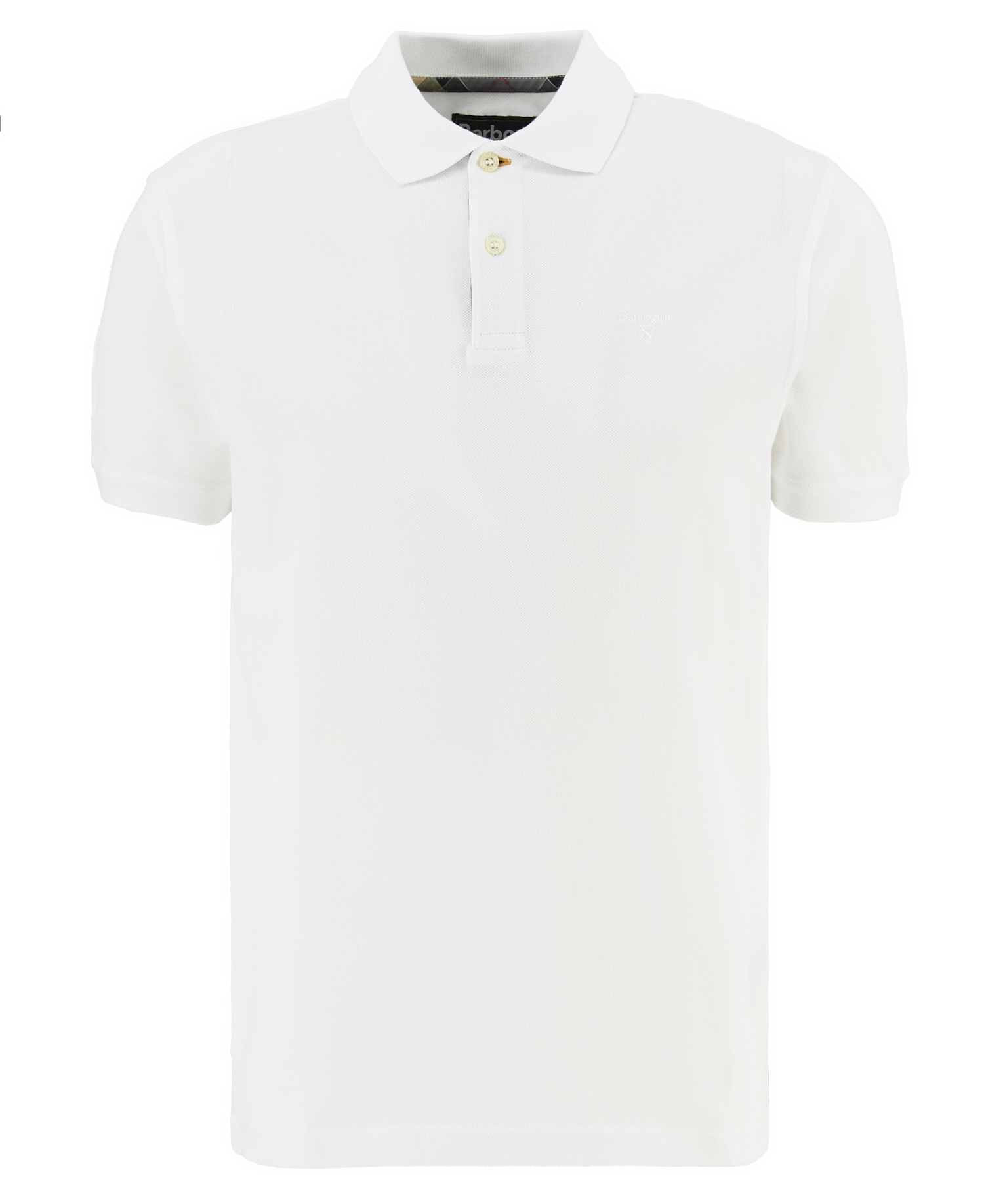 Pima Cotton Tailored Polo White