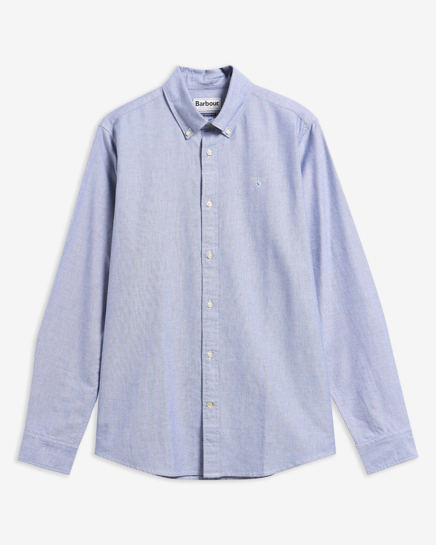 Oxford Tailored Long-Sleeved Shirt Deep Blue