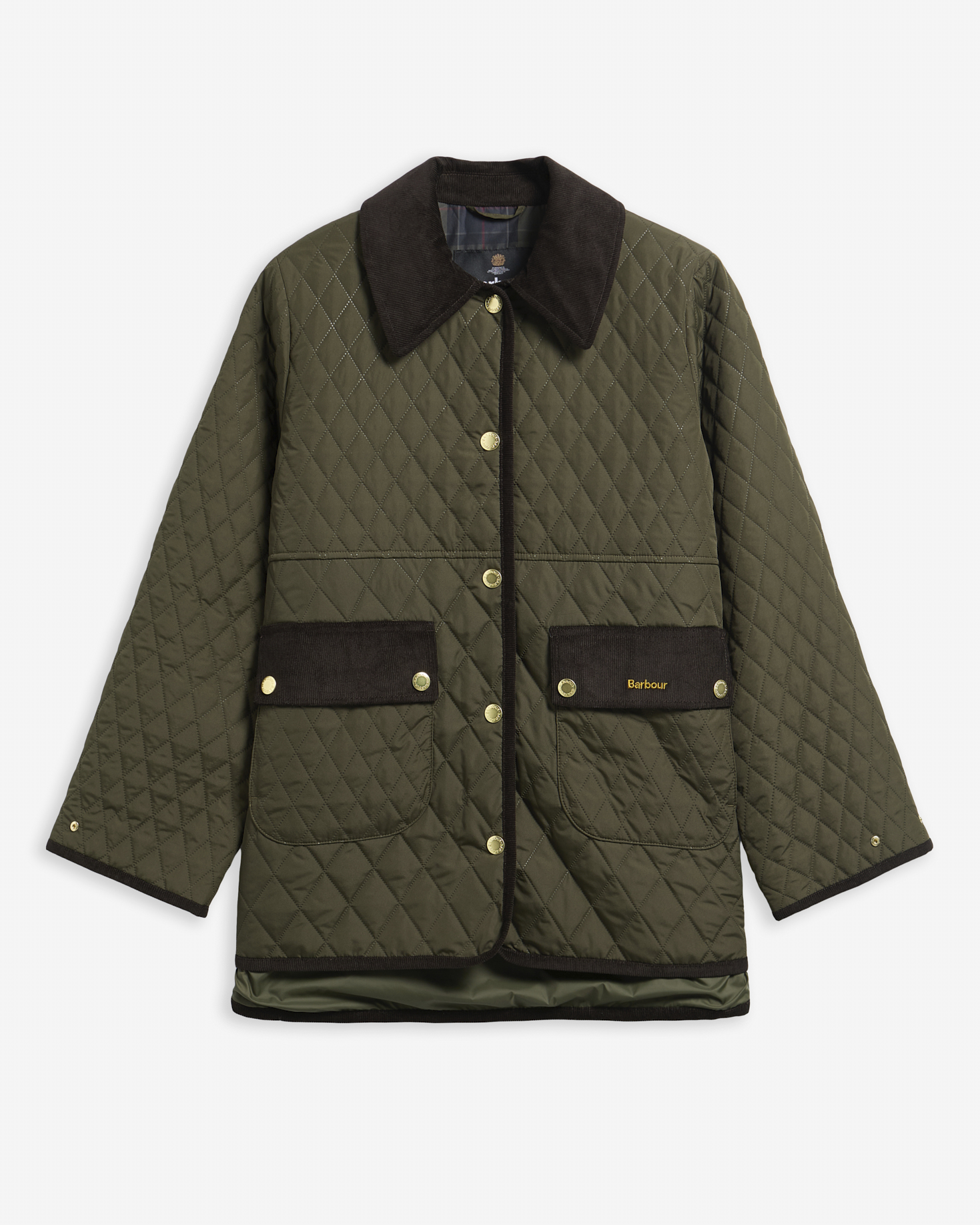 Giacca trapuntata Whickham Olive/Shadow Classic