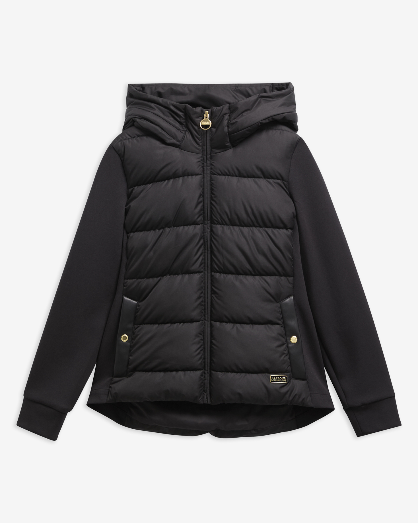 Conway Quilted Sweatshirt Black