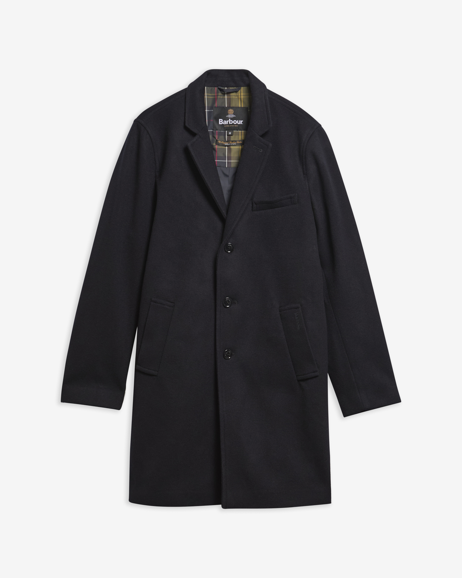 Umbridge Wool Tailored Coat Navy