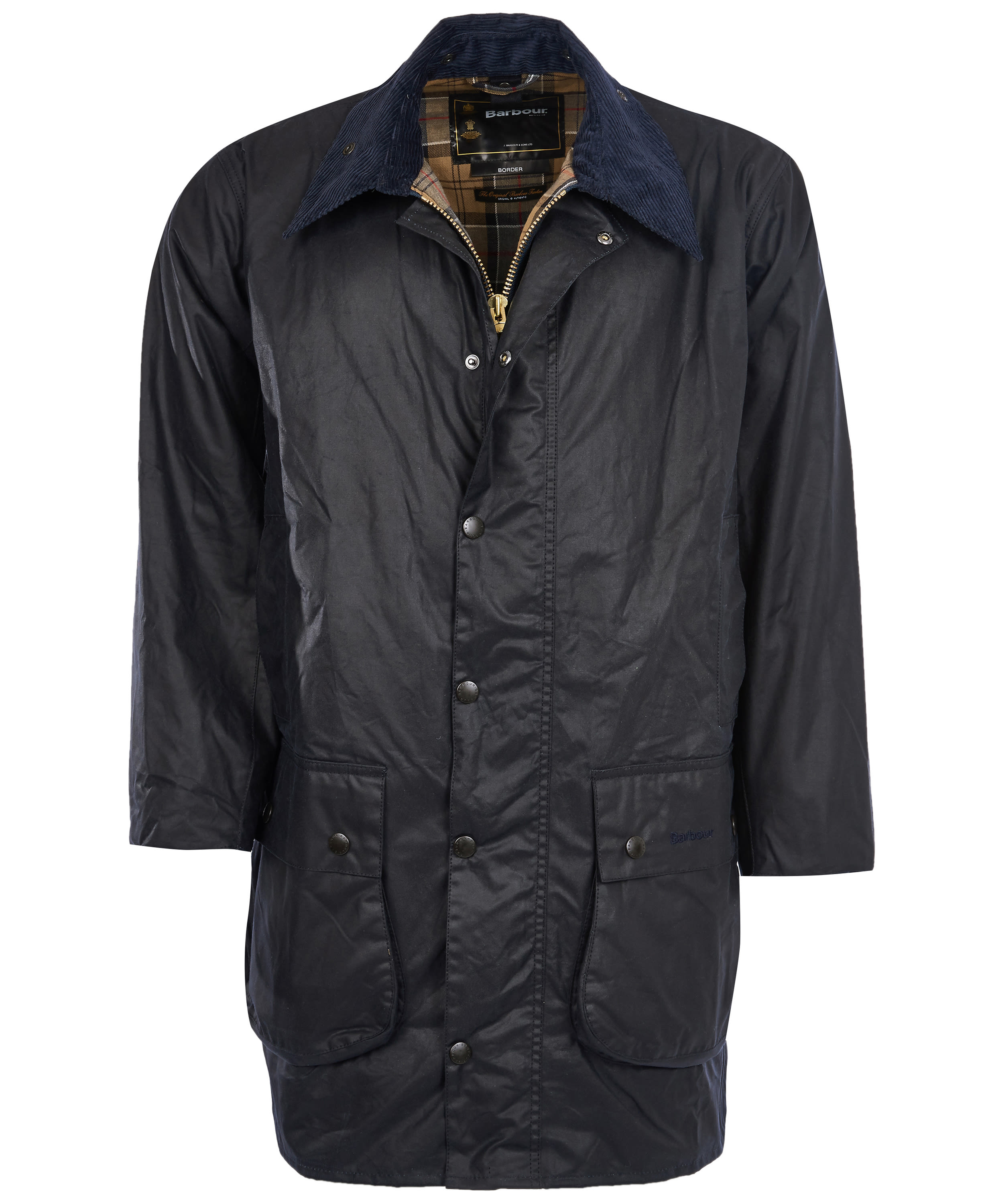 Border&reg; Waxed Jacket Classic Navy