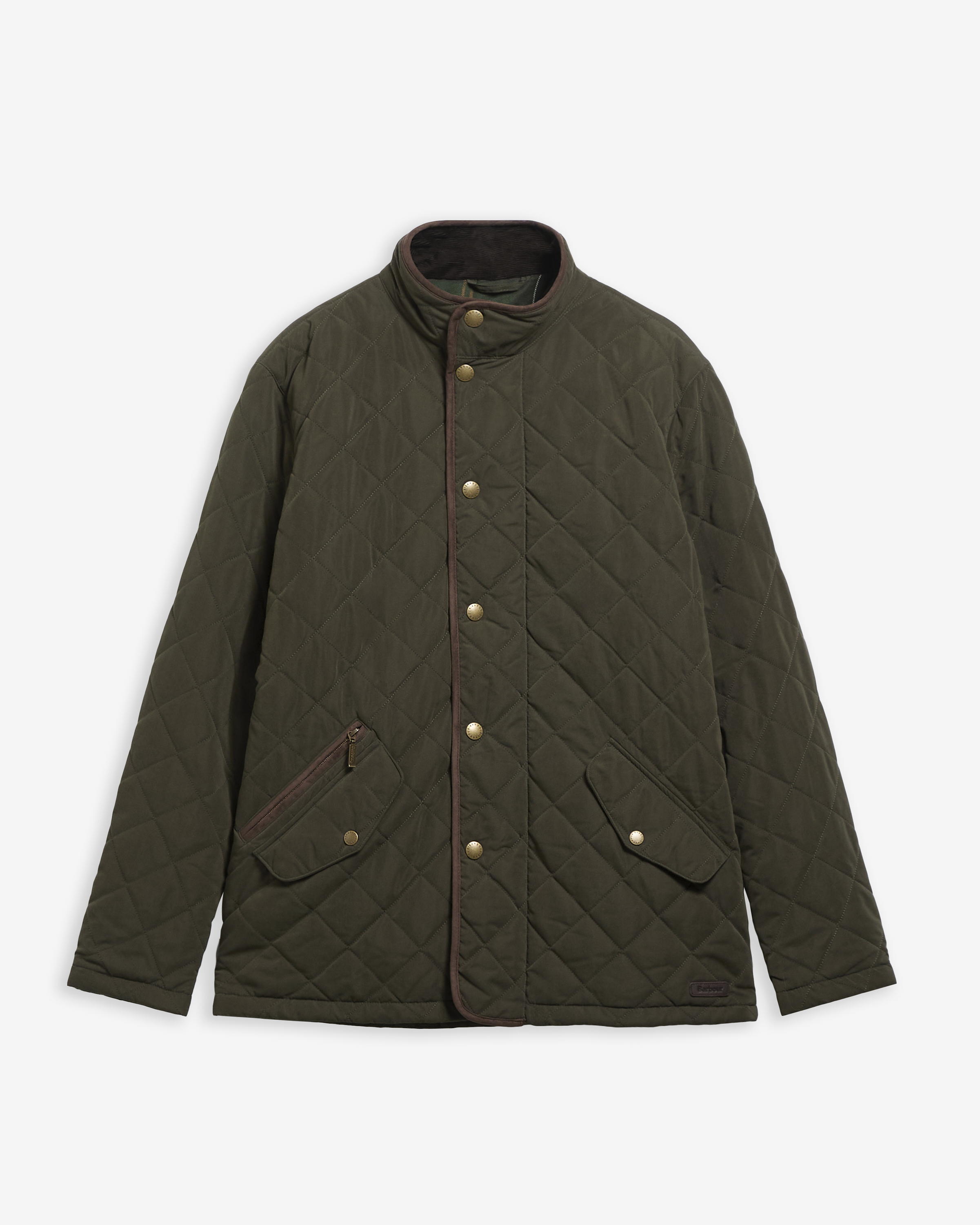 Shoverler Quilted Jacket Dark Olive