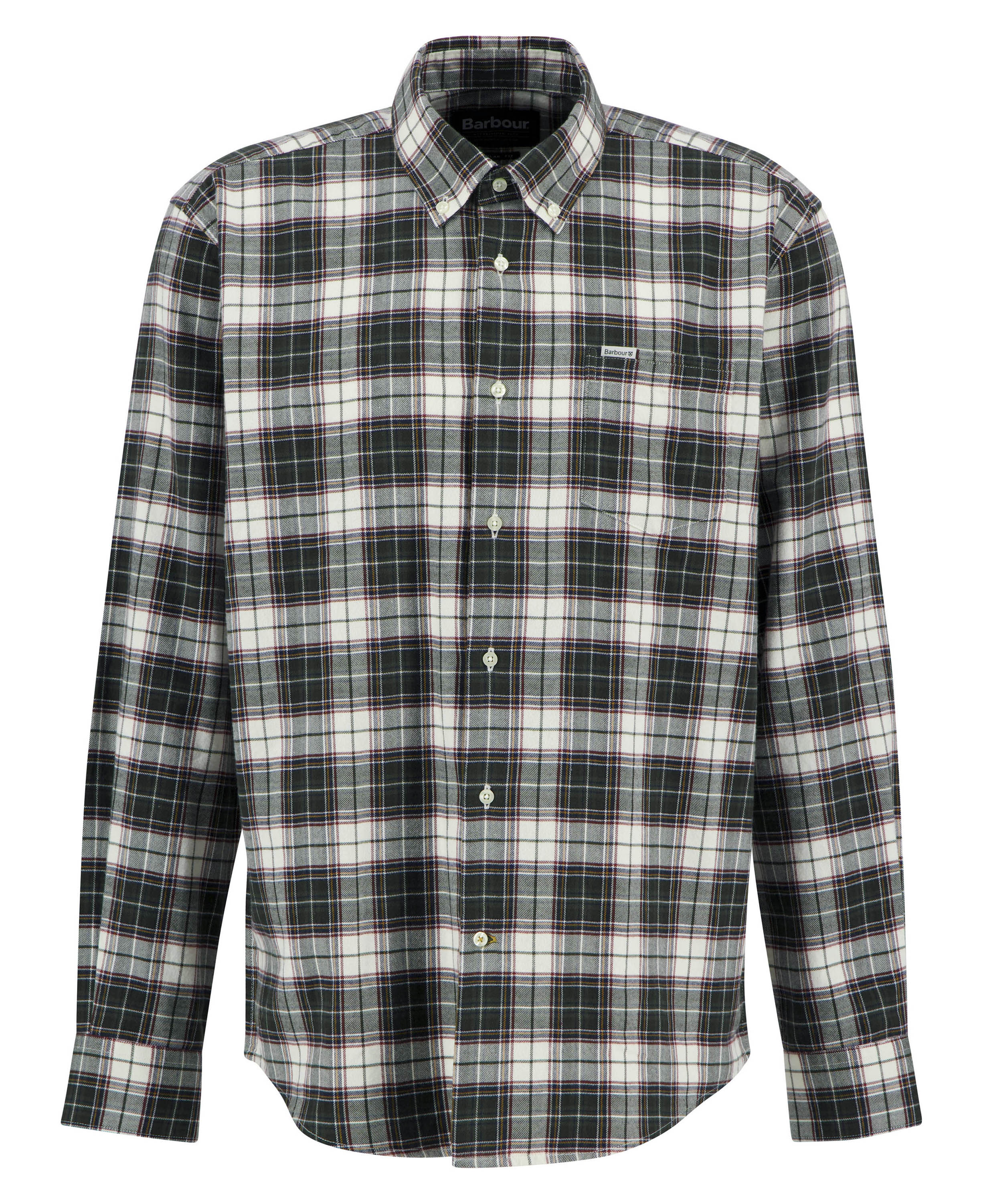 Telfield Regular Long-Sleeved Shirt Olive